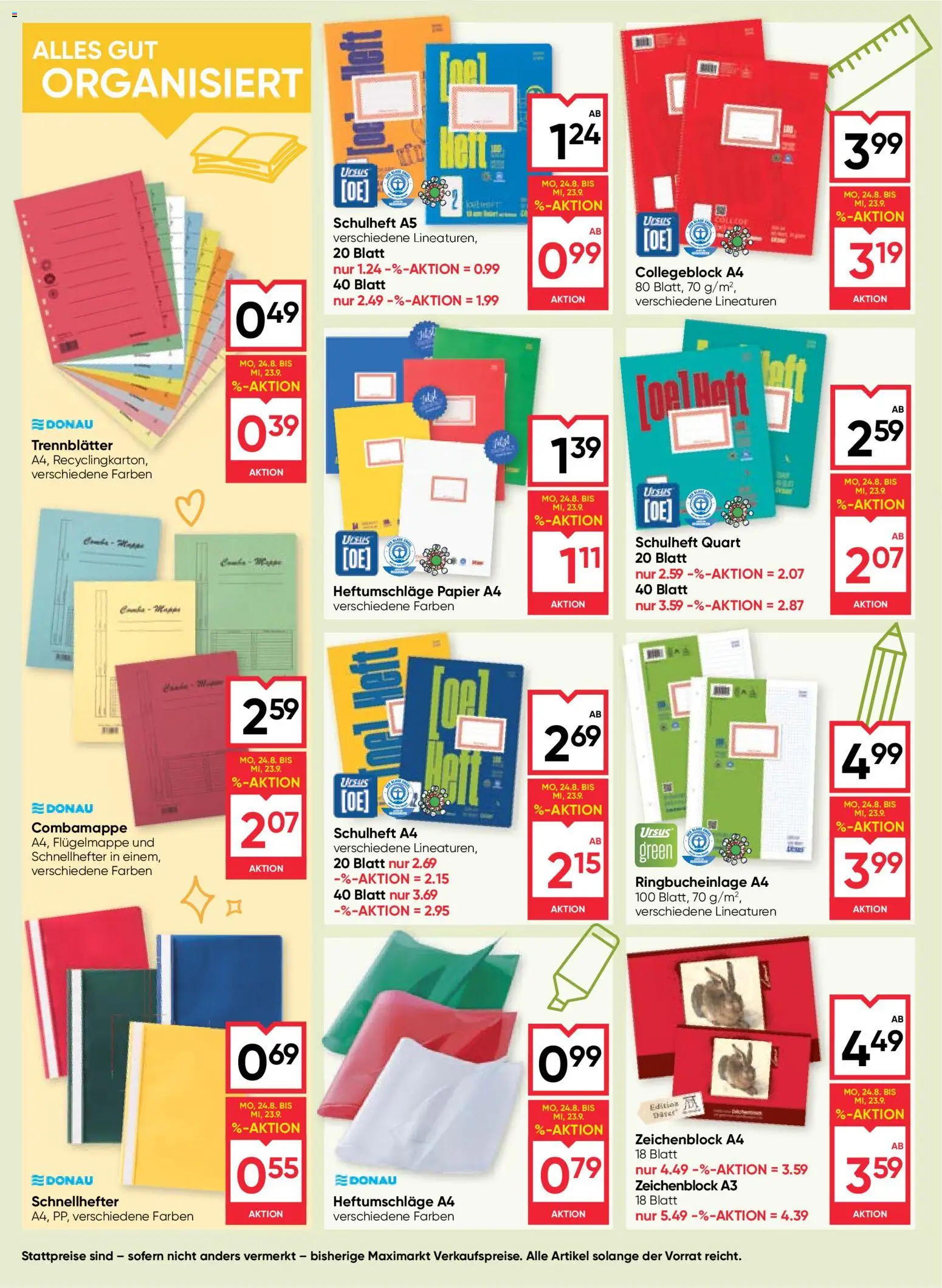 Maximarkt Back To School gültig ab 24.08.2026 | Seite: 10