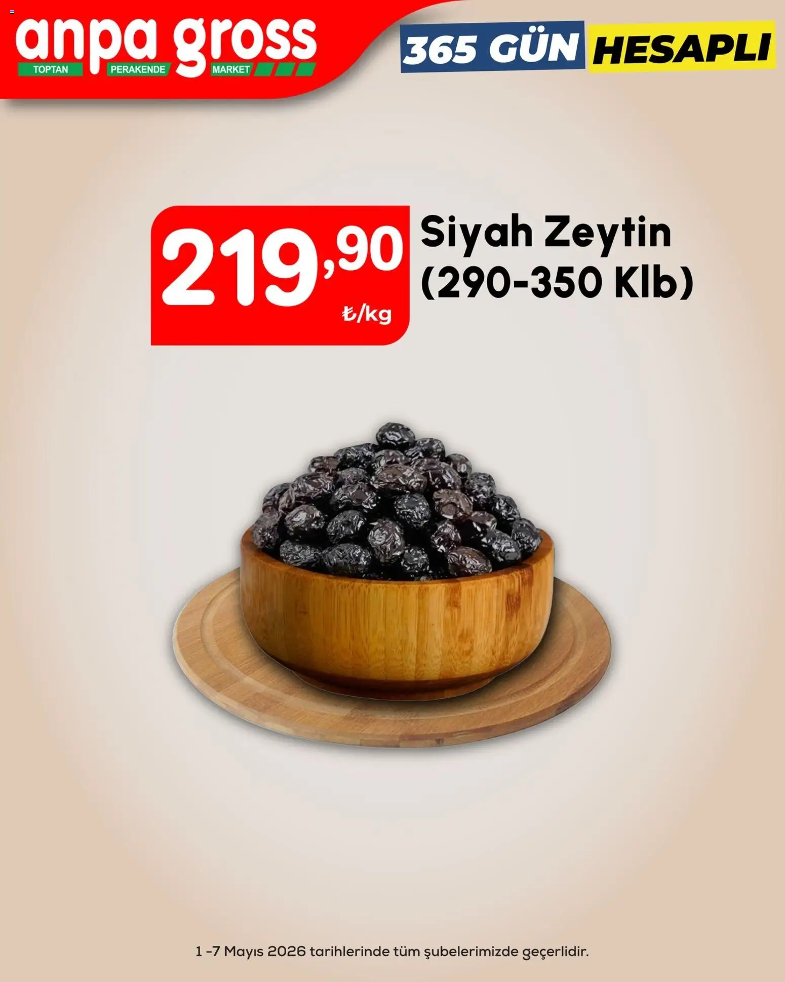 Anpa Gross Katalog - 01.05.2026 tarihinden itibaren geçerlidir | Sayfa: 5 | Ürünler: Zeytin