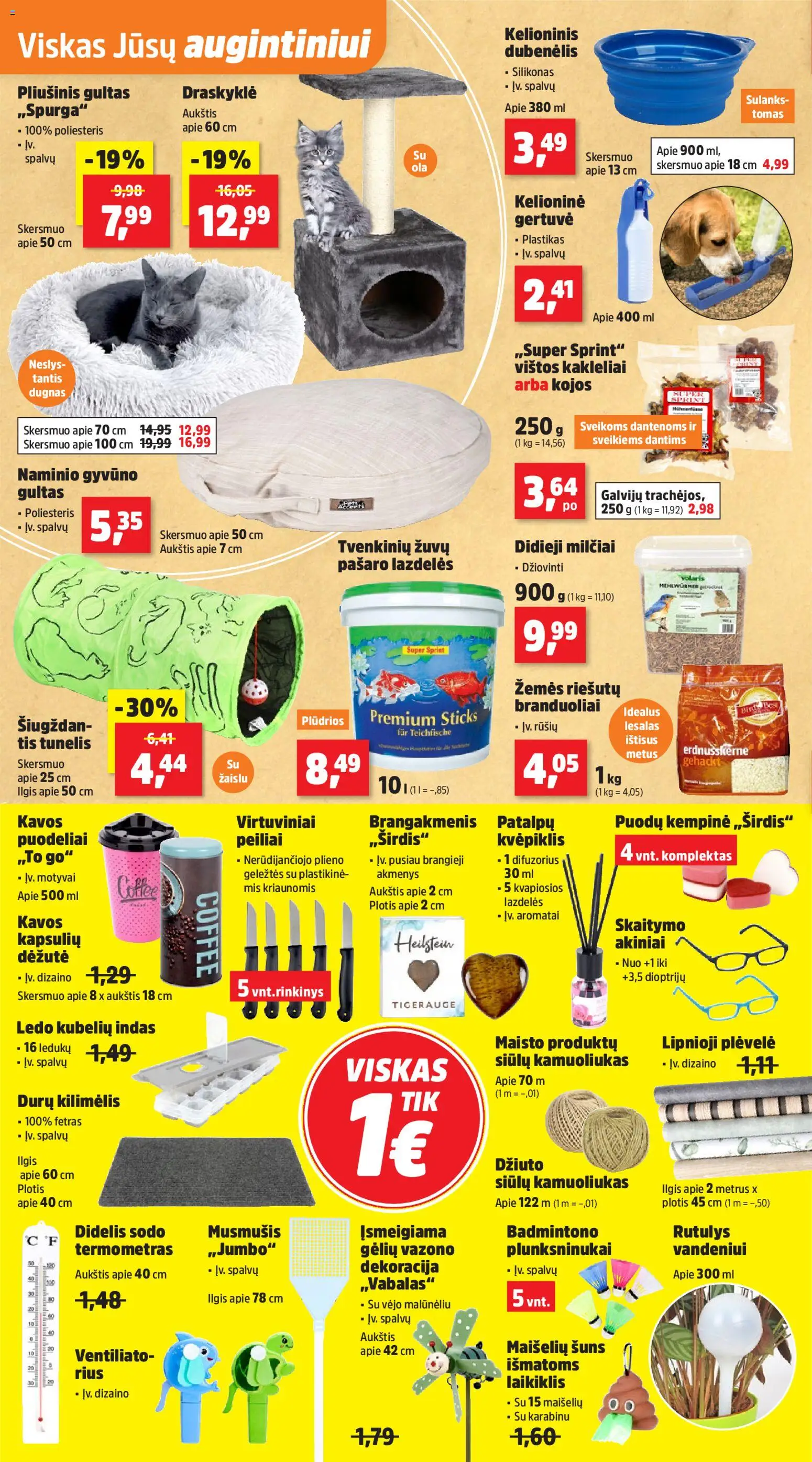 Thomas Philipps akcijos nuo 04.05.2026 | Puslapis: 10 | Prekių: Gultas, Kilimėlis, Akiniai, Termometras