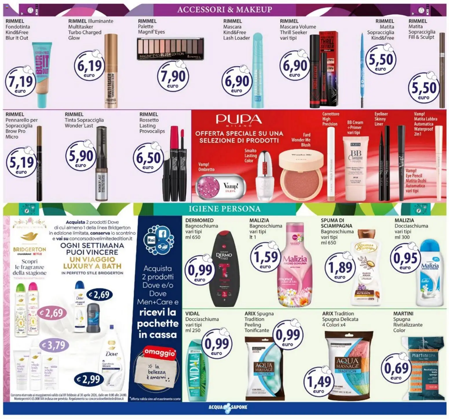 Volantino Acqua e Sapone del 23.02.2026 | Pagina: 5 | Prodotti: Rossetto, Peeling, Sapone, Olio