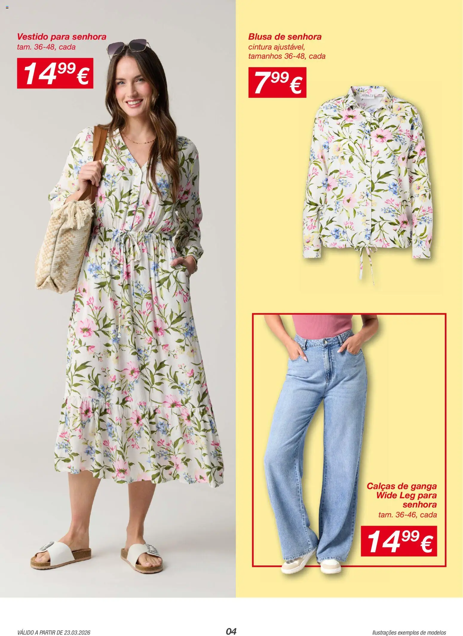 KIK folheto │ válido de 23.03.2026 | Página: 4 | Produtos: Vestido, Calças, Blusa
