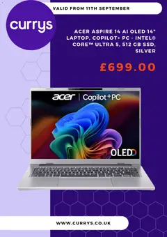 Preview of Currys PC World - Offers valid from 11/09/2026 | Page: 3 | Products: PC