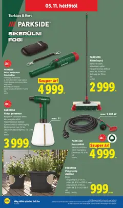PARKSIDE Virágcserép alátéttel, Méret: - virágcserép kb. Ø 28 cm, alátét: (kb. Ø 24 cm) 999 Ft; vagy - virágcserép kb. Ø 39 cm, alátét: (kb. Ø 33 cm) 1999 Ft - amely érvényes a következő dátumtól: 07.05.2026 | Oldal: 60