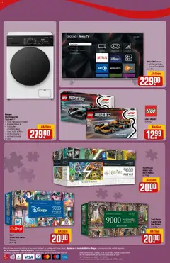 Rewe Prospekt Zella-Mehlis ab 05.10.2026 gültig | Seite: 4 | Produkte: Spielkonsole, Waschmaschine, Smart TV, TV