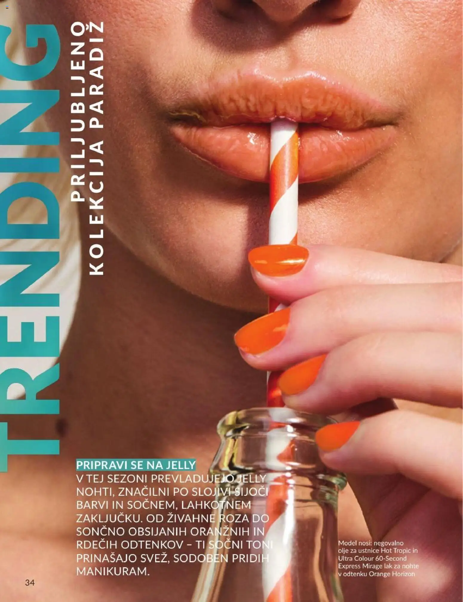 Novi Avon katalog ponudbe – veljaven od 30.06.2026 | Stran: 34 | Izdelki: Lak za nohte, Olje, Lak
