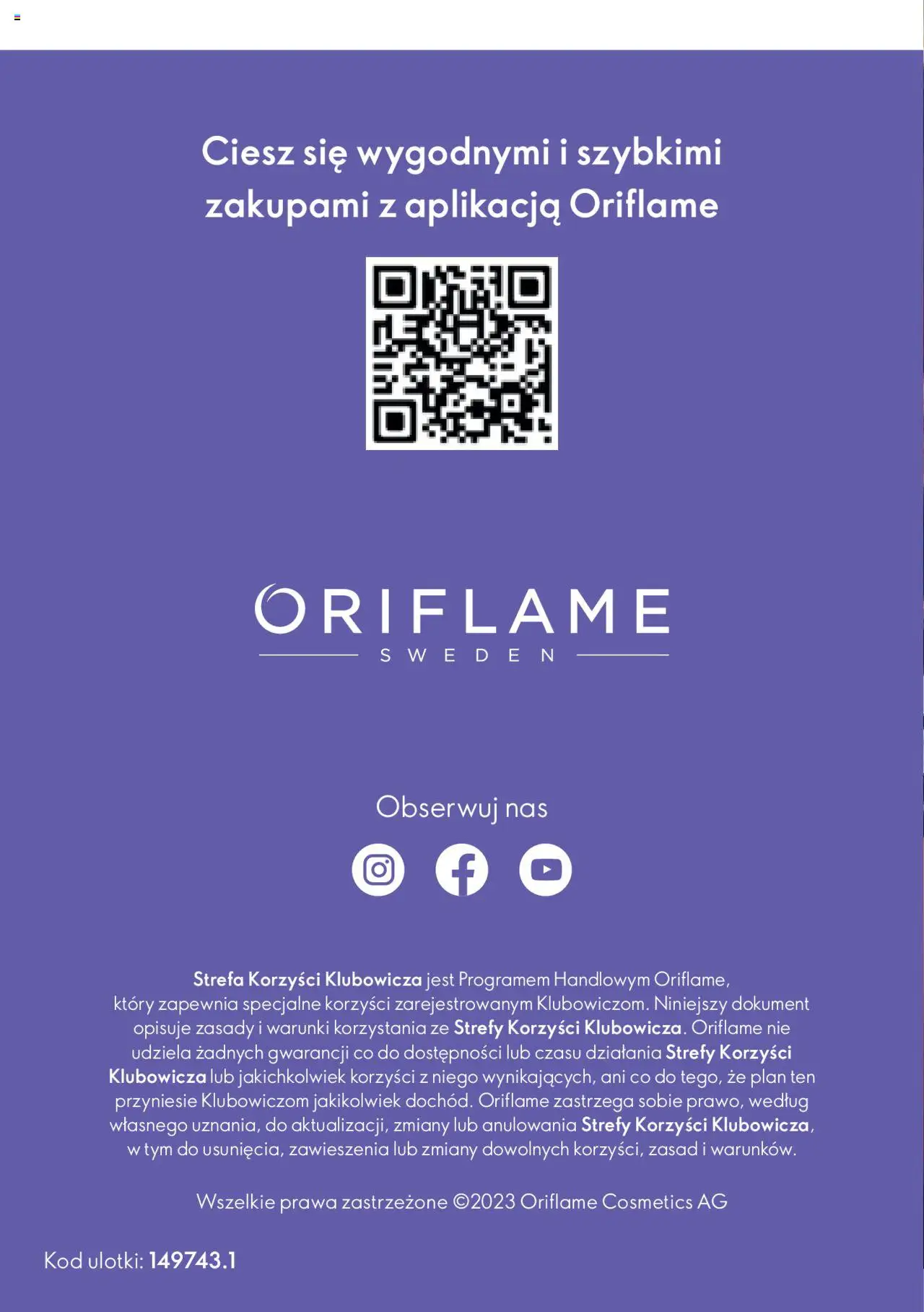 Oriflame Katalog - Strefa Korzyści od 23.01.2024 | Strona: 12