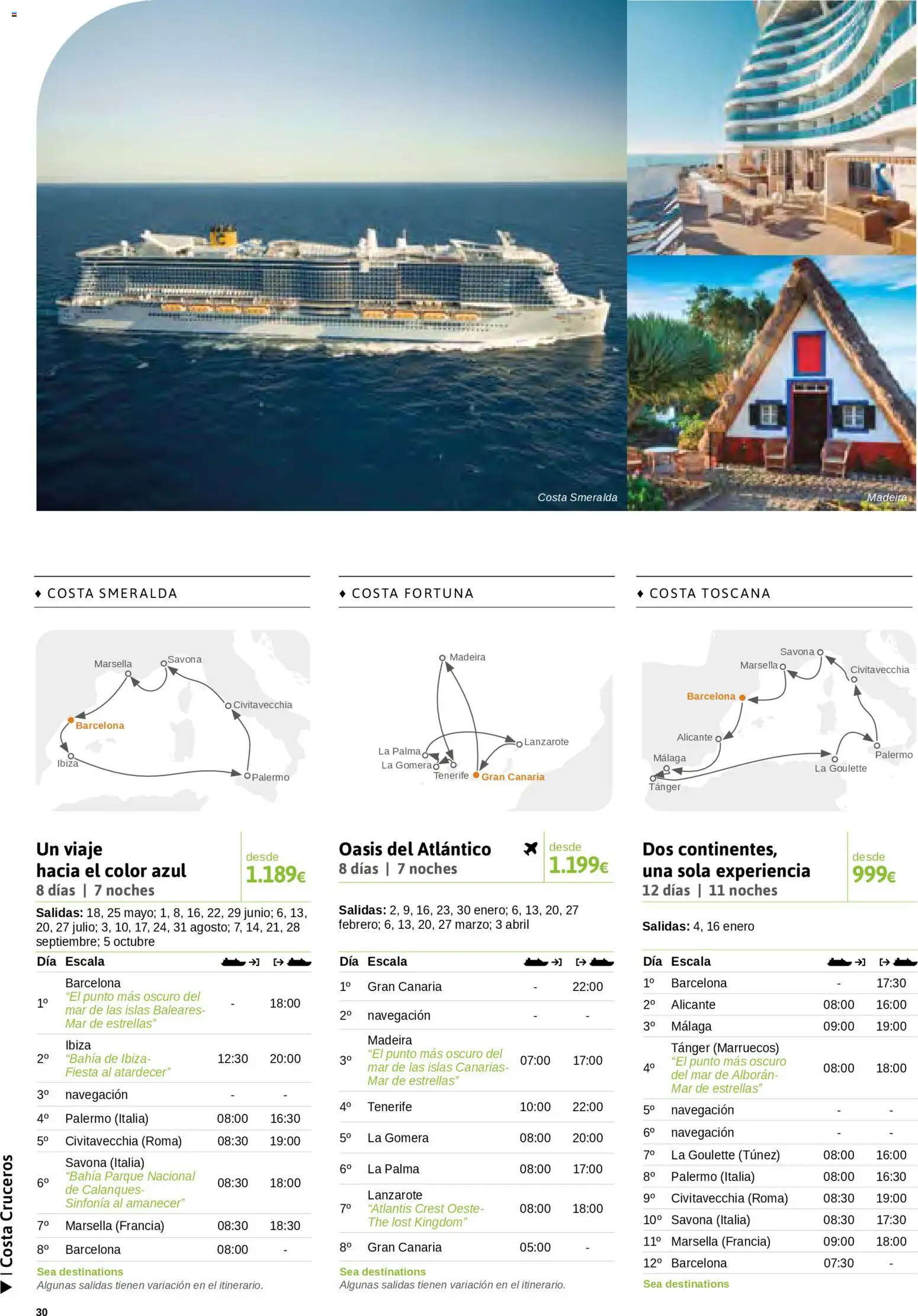 Viajes El Corte Inglés Cruceros marítimos │ válido desde el 01/01/2026 | Página: 31 | Productos: Navegación