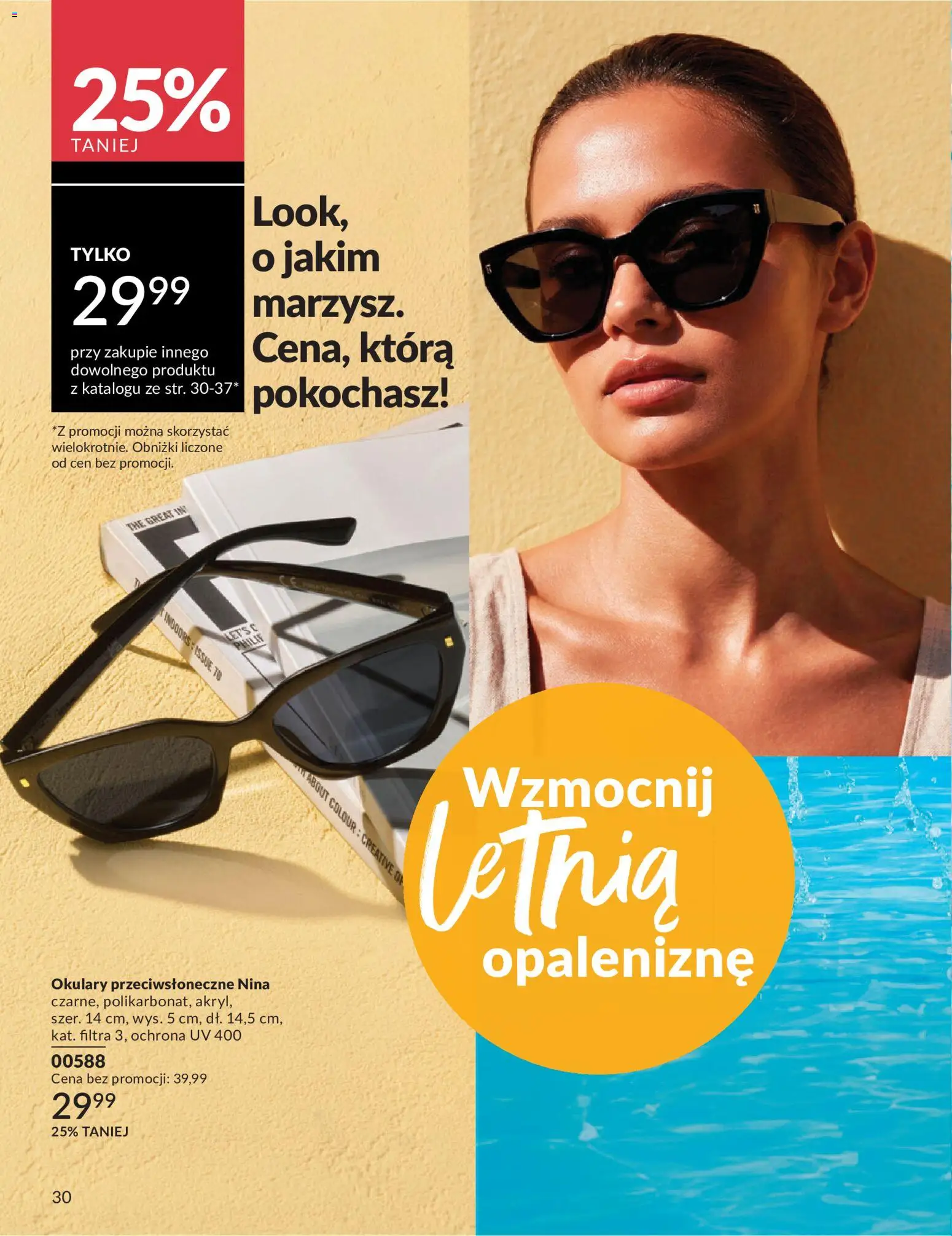 Avon Katalog 6 2026 od 01.06.2026 | Strona: 30 | Produkty: Okulary, Okulary przeciwsłoneczne