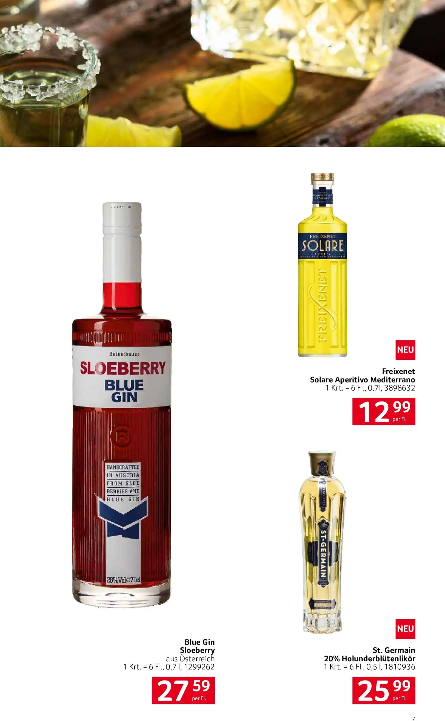 Transgourmet Sommer Genuss Im Glass gültig ab 04.05.2026 | Seite: 7 | Produkte: Gin