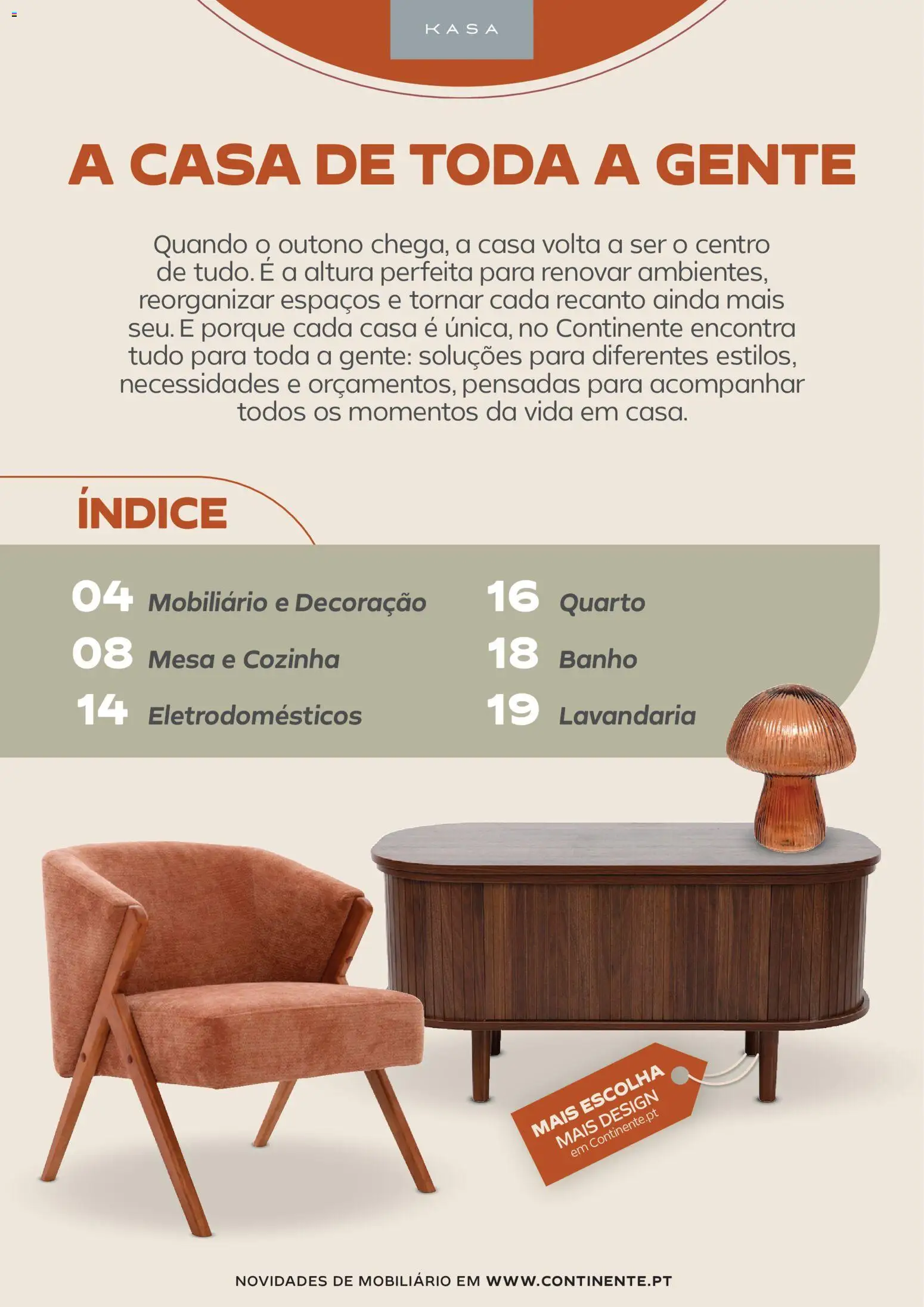 Continente Casa Outono │ válido de 13/10/2026 | Página: 2 | Produtos: Mesa, Decoração, Banho