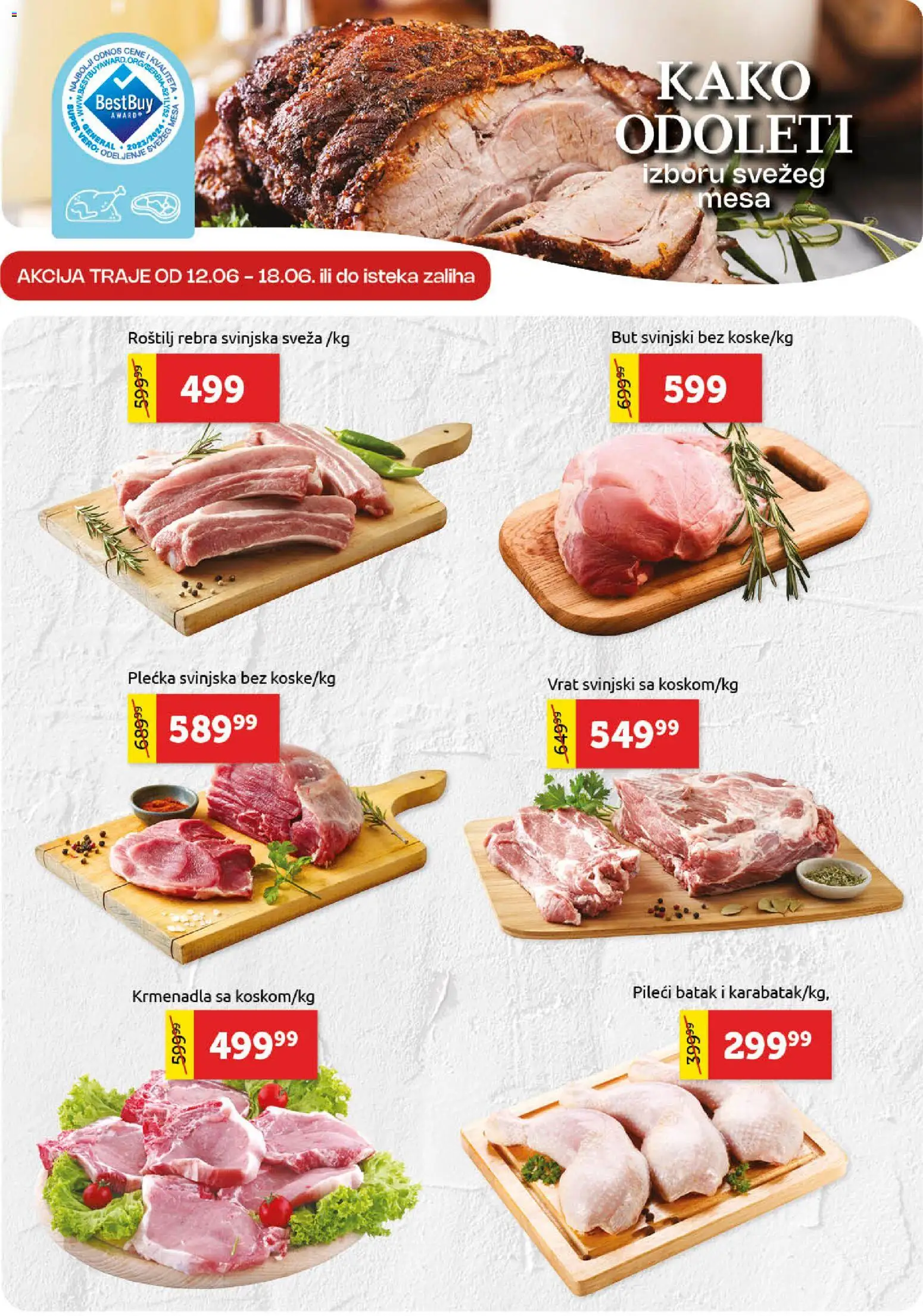 SuperVERO katalog - važi od 11.06.2026 | Strana: 3 | Proizvode: Krmenadla, Pileći batak, Roštilj