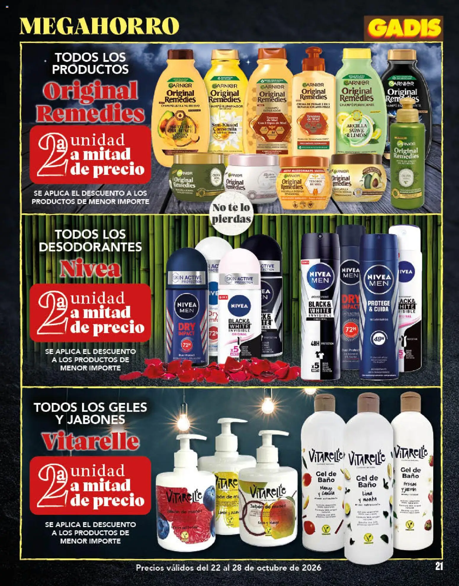 Gadis - folleto │ válido desde el 22/10/2026 | Página: 21 | Productos: Miel, Limón, Té, Baño