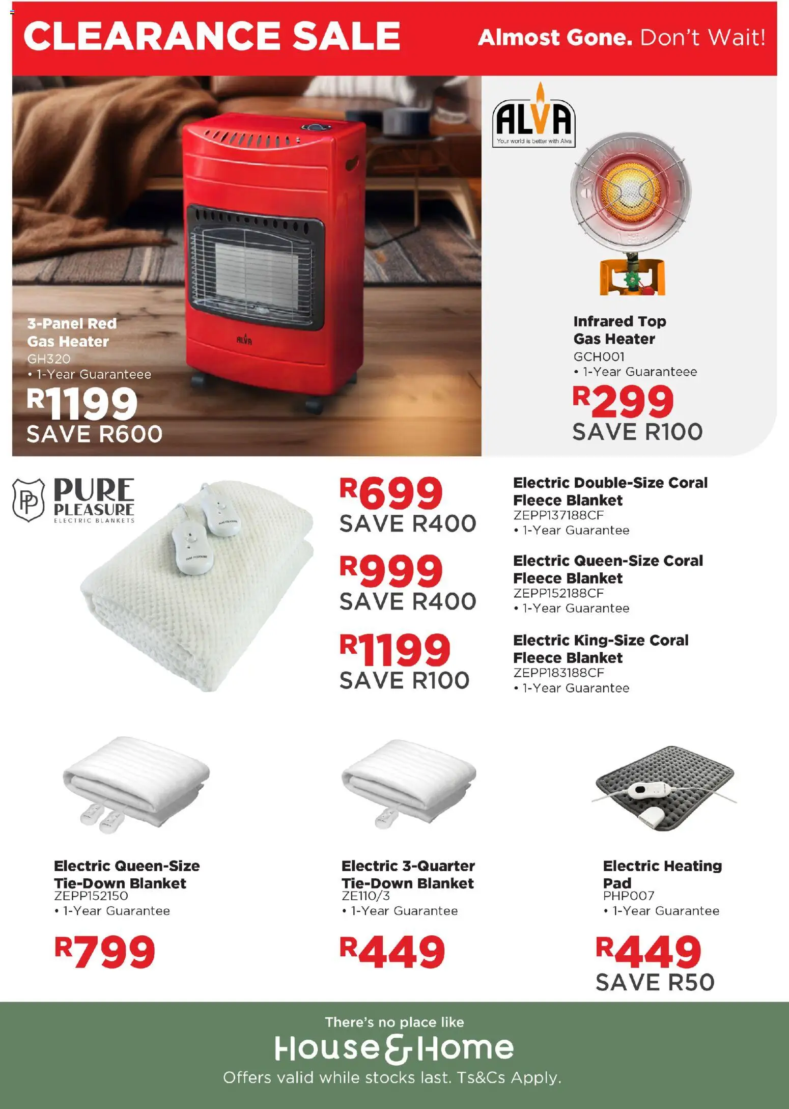 New House and Home catalogue – valid from 11.05.2026 | Page: 1 | Products: Blankets, Blanket, Heater