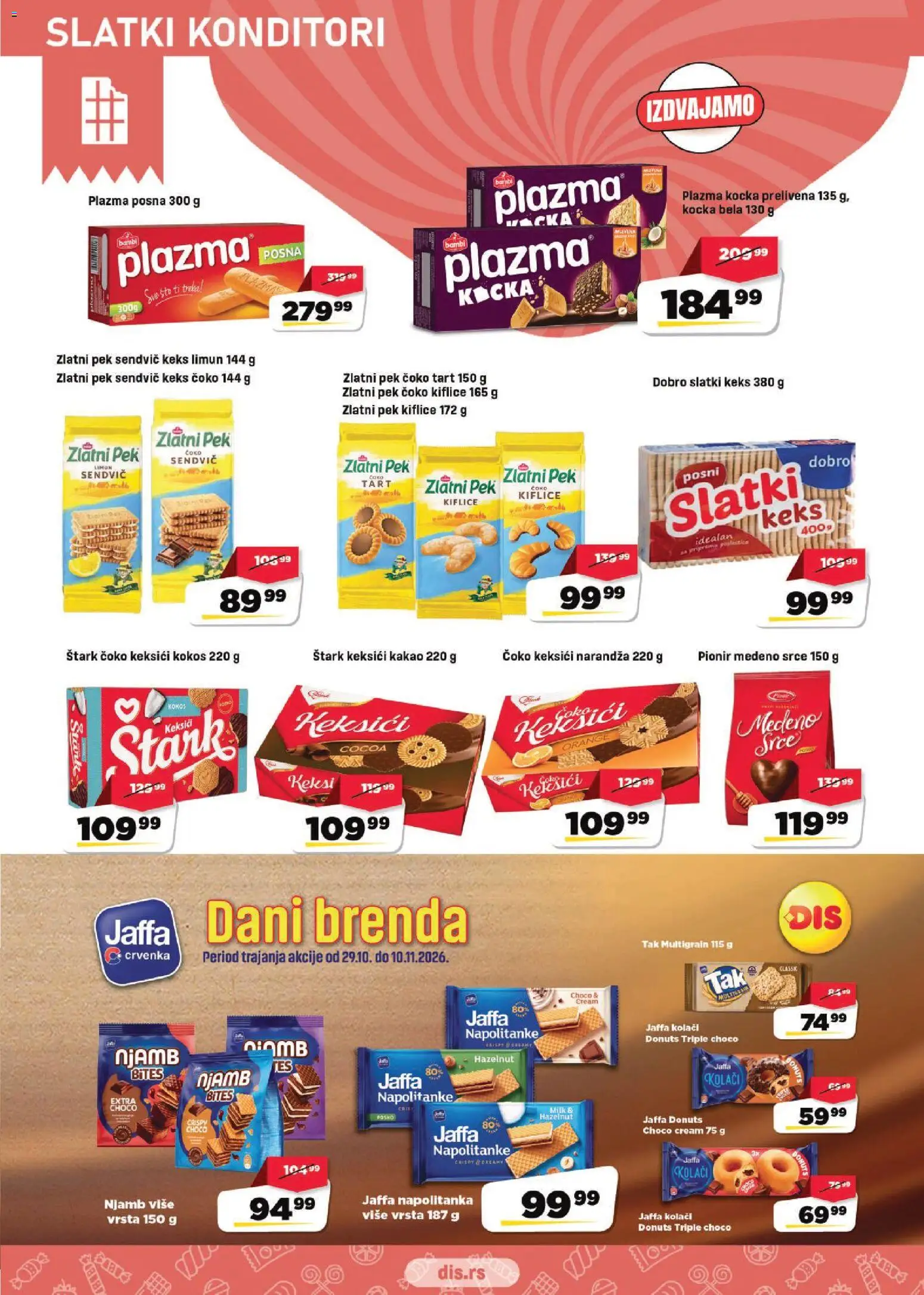 Super DIS katalog - važi od 29.10.2026 | Strana: 12 | Proizvode: Kakao, Plazma, Napolitanke, Limun
