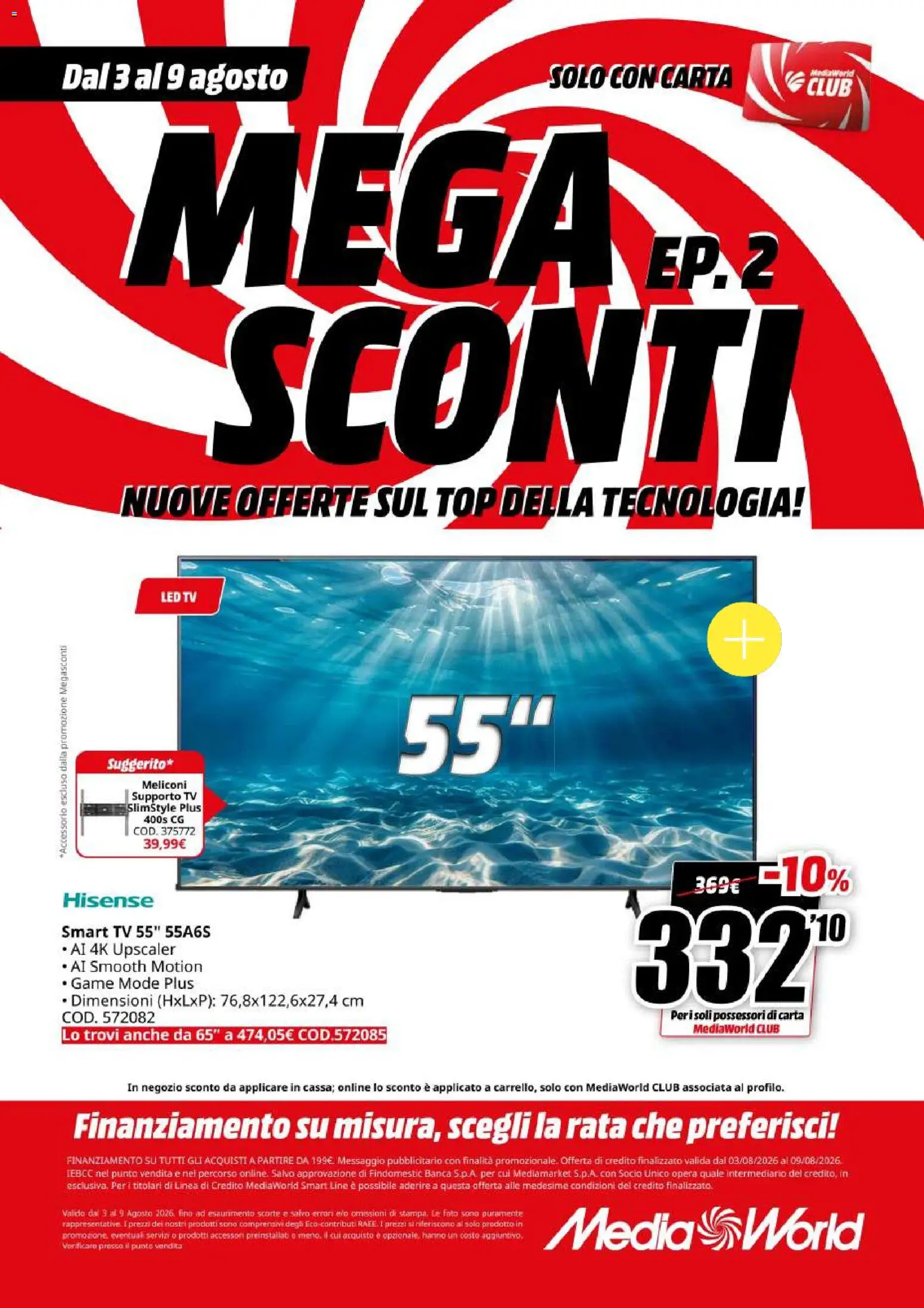 Volantino Media World del 03/08/2026 | Pagina: 33
