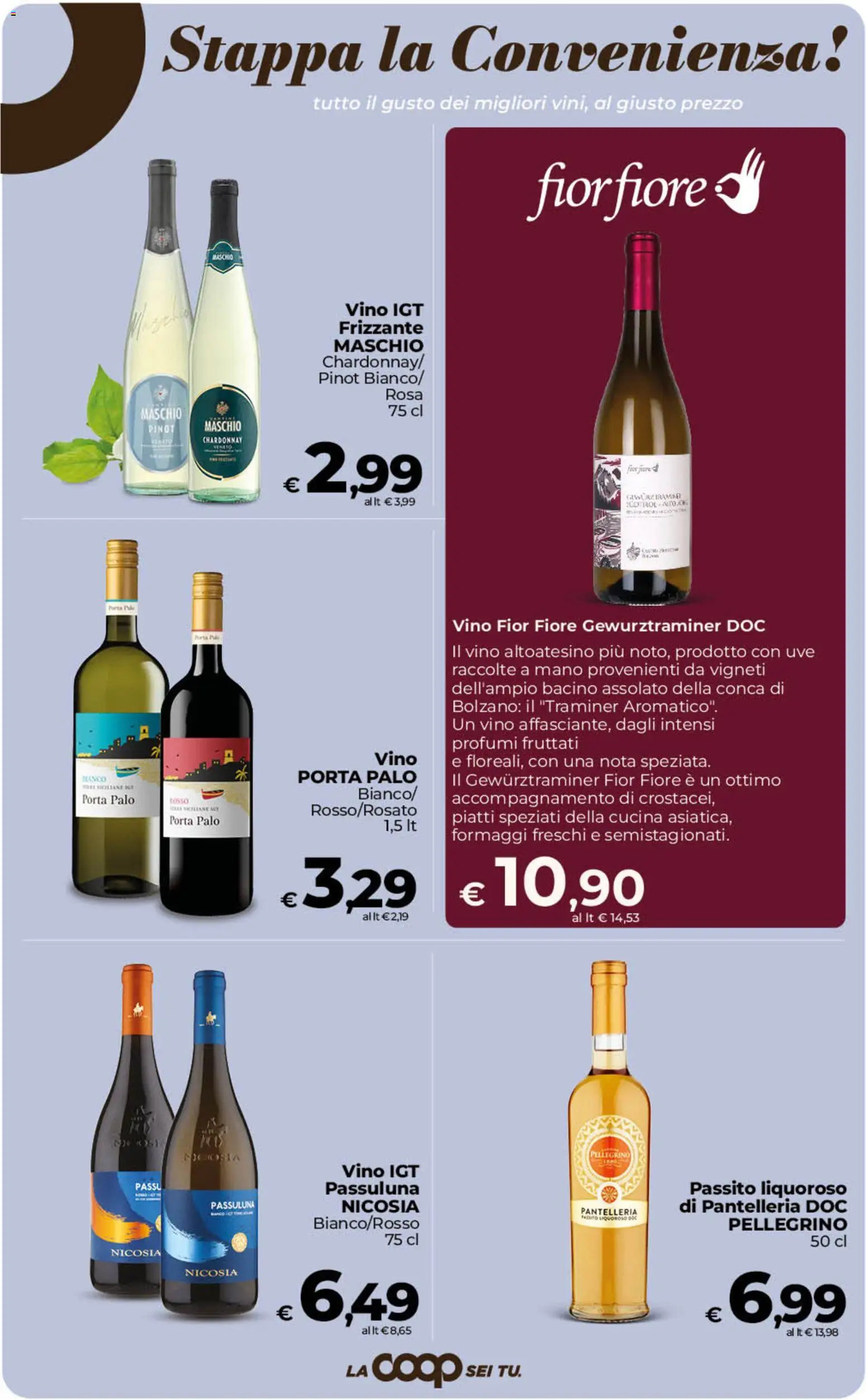 Volantino COOP del 22/09/2026 | Pagina: 29 | Prodotti: Porta, Piatti, Vino, Profumi