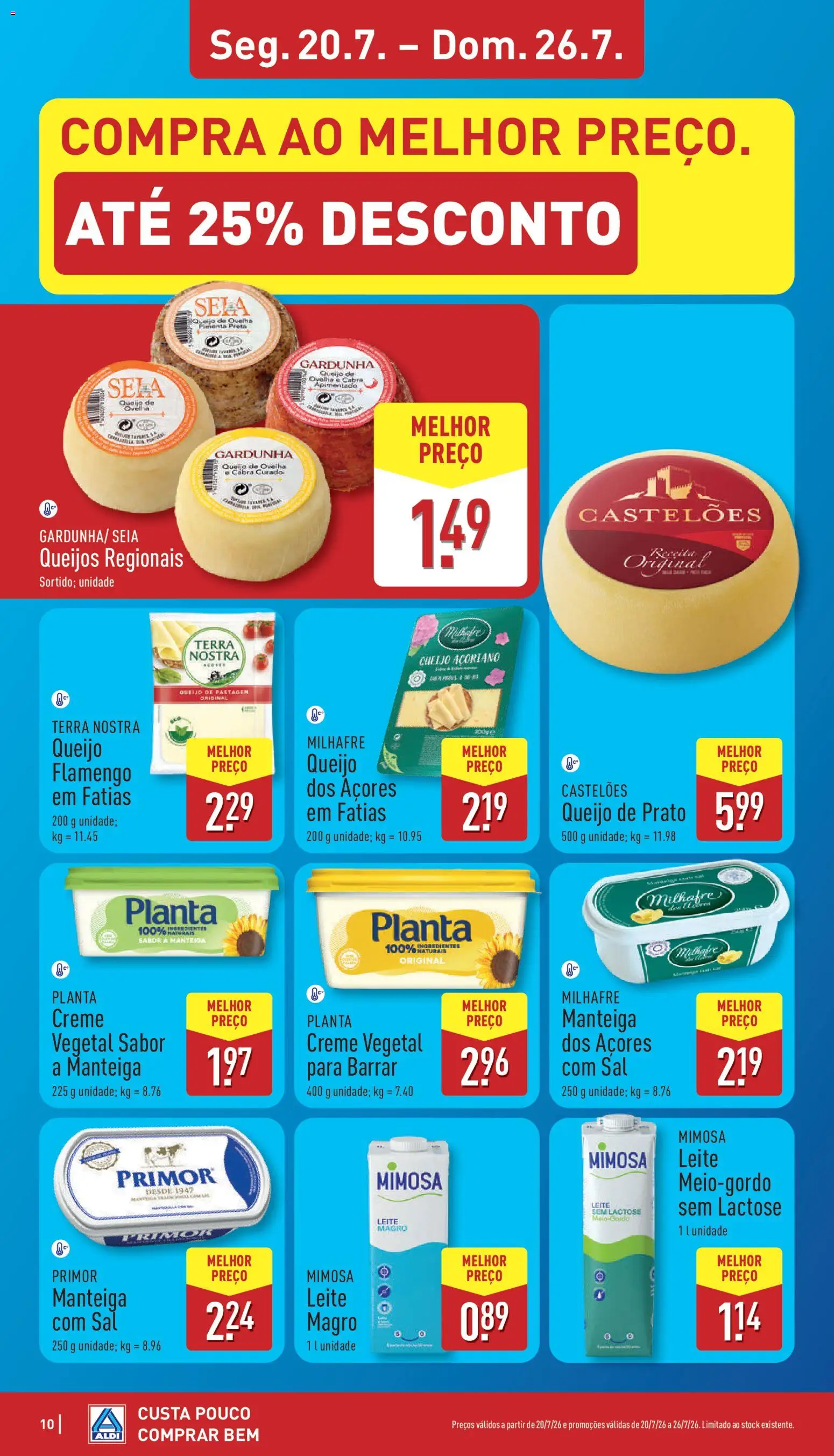 Aldi folheto │ válido de 20/07/2026 | Página: 10 | Produtos: Pimenta, Ingredientes, Sal, Manteiga