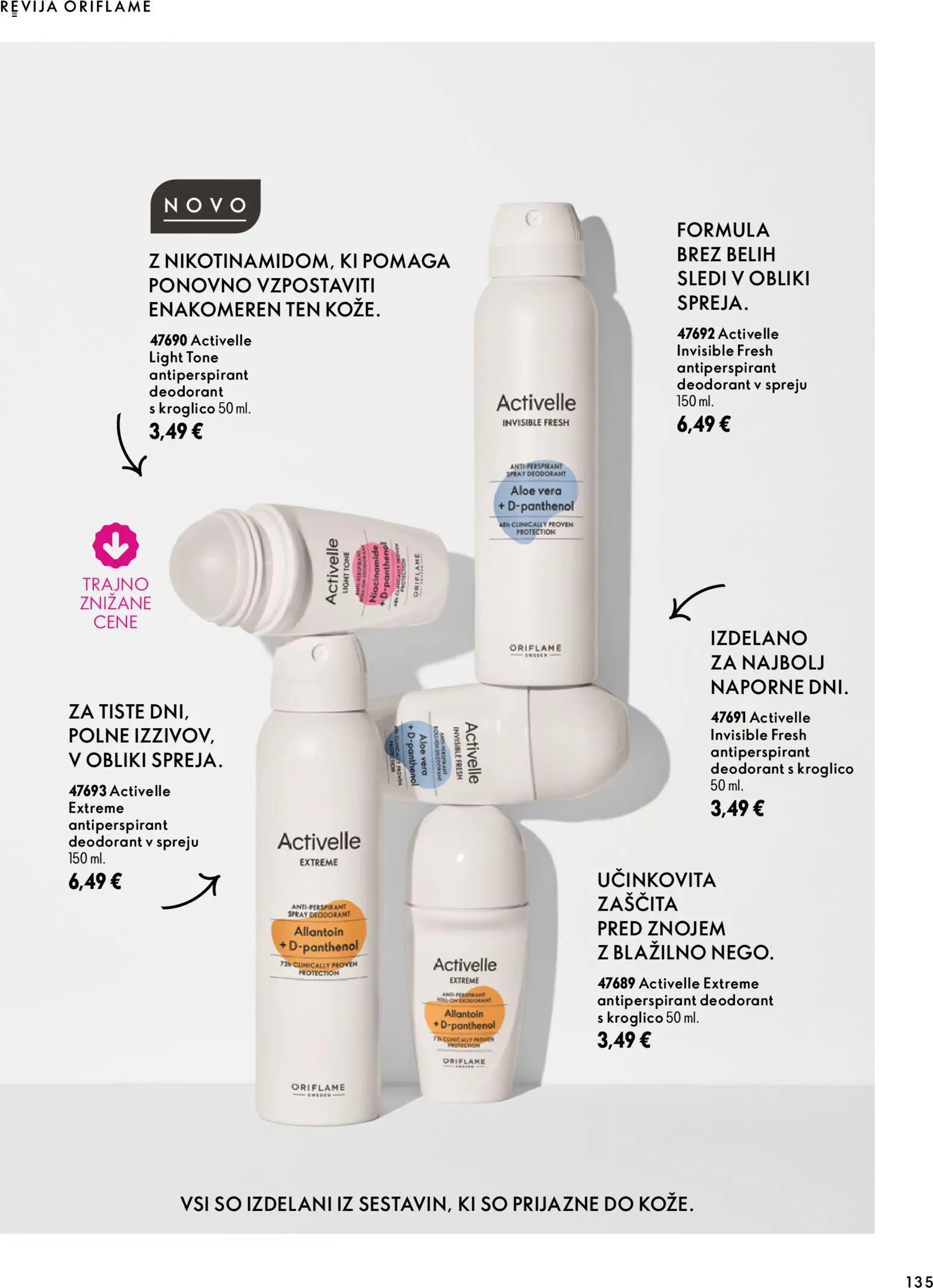 Novi Oriflame katalog ponudbe – veljaven od 07.10.2026 | Stran: 135 | Izdelki: Aloe Vera, Revija, Deodorant, Antiperspirant