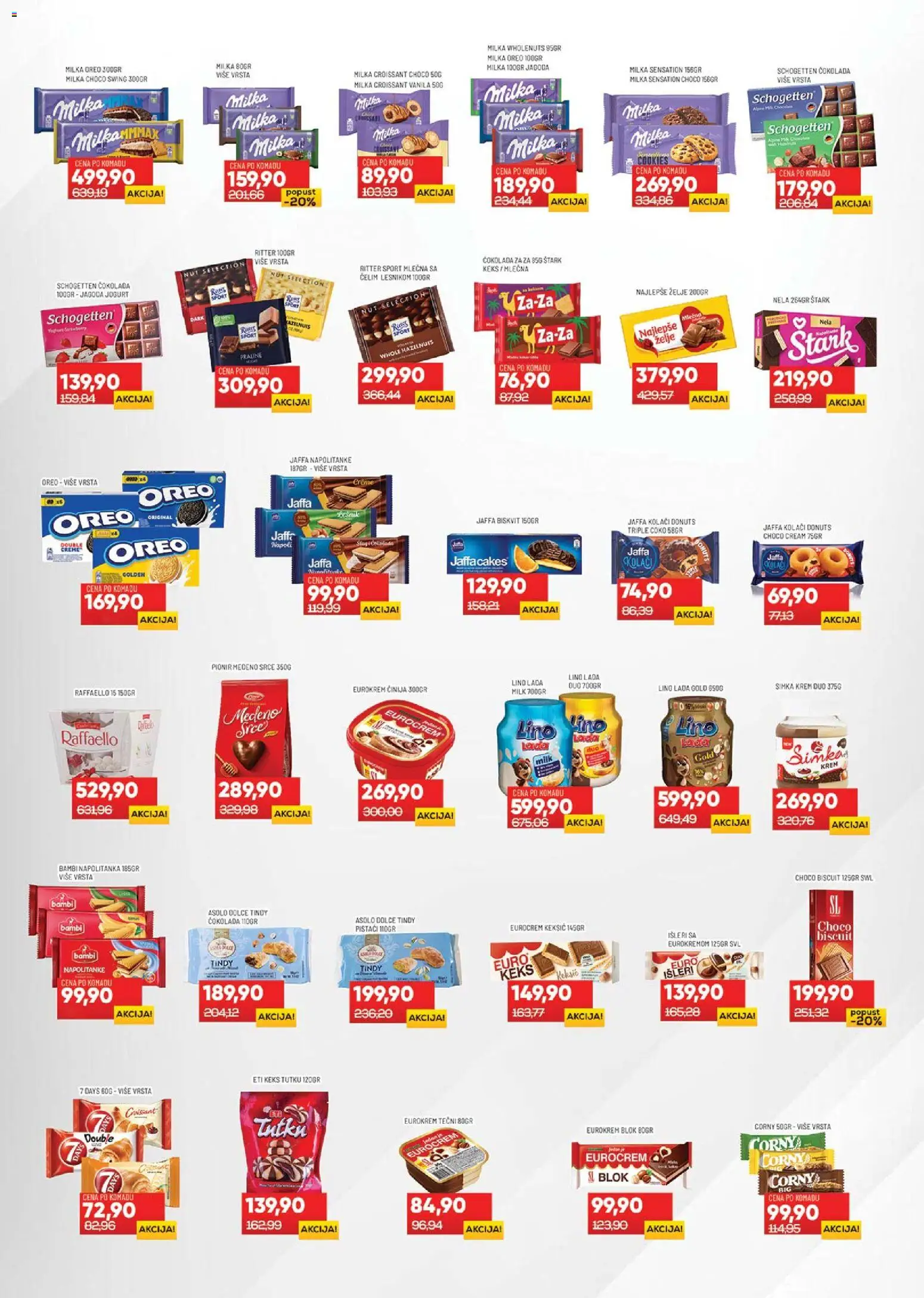 Medius katalog - važi od 19.05.2026 | Strana: 12 | Proizvode: Milka, Keks, Eurocrem, Napolitanke