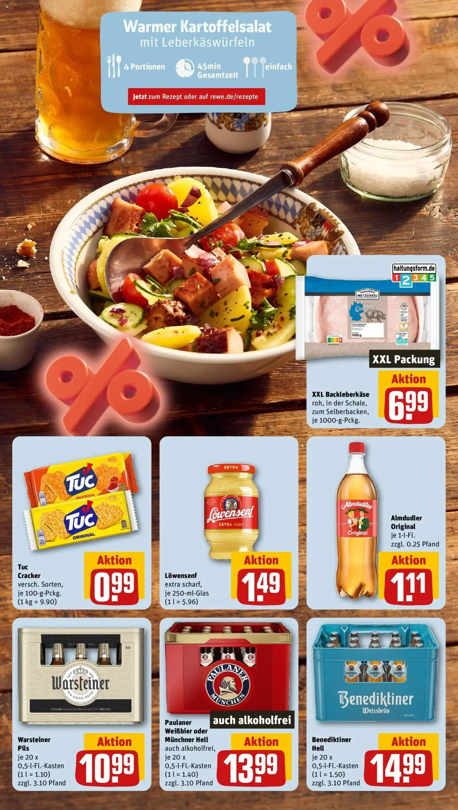 REWE Prospekt ab 14.09.2026 zum Blättern » Angebote | Seite: 11 | Produkte: Weißbier, Pils, Warsteiner, Paulaner