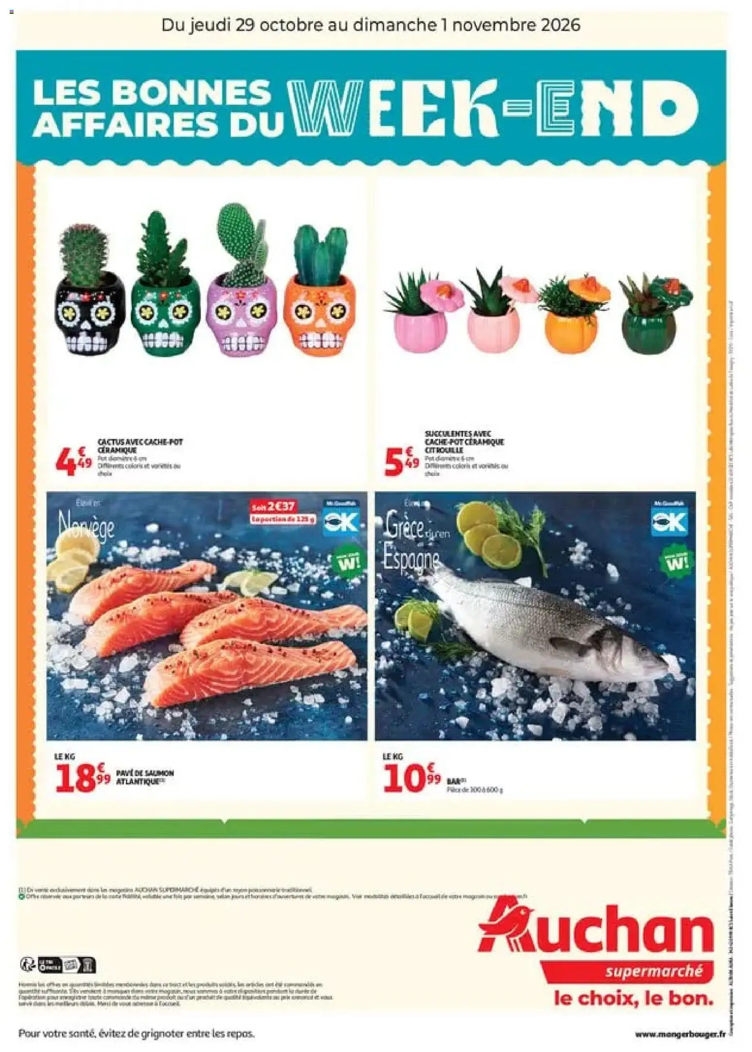{H1} | Page: 2 | Produits: Pavé de saumon, Citrouille, Cactus, Saumon