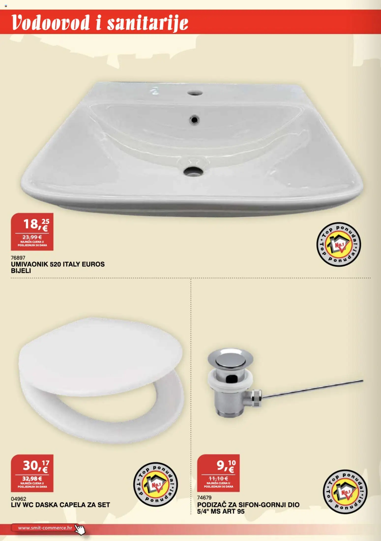 Smit Commerce katalog | vrijedi od 15.09.2026 | Stranica: 6 | Proizvodi: Umivaonik, WC daska