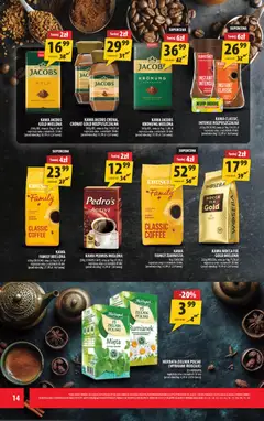 Pogląd oferty "Arhelan gazetka" - ważna od 19.06.2026 | Strona: 14 | Produkty: Delikatesy, Mięta, Kawa, Herbata