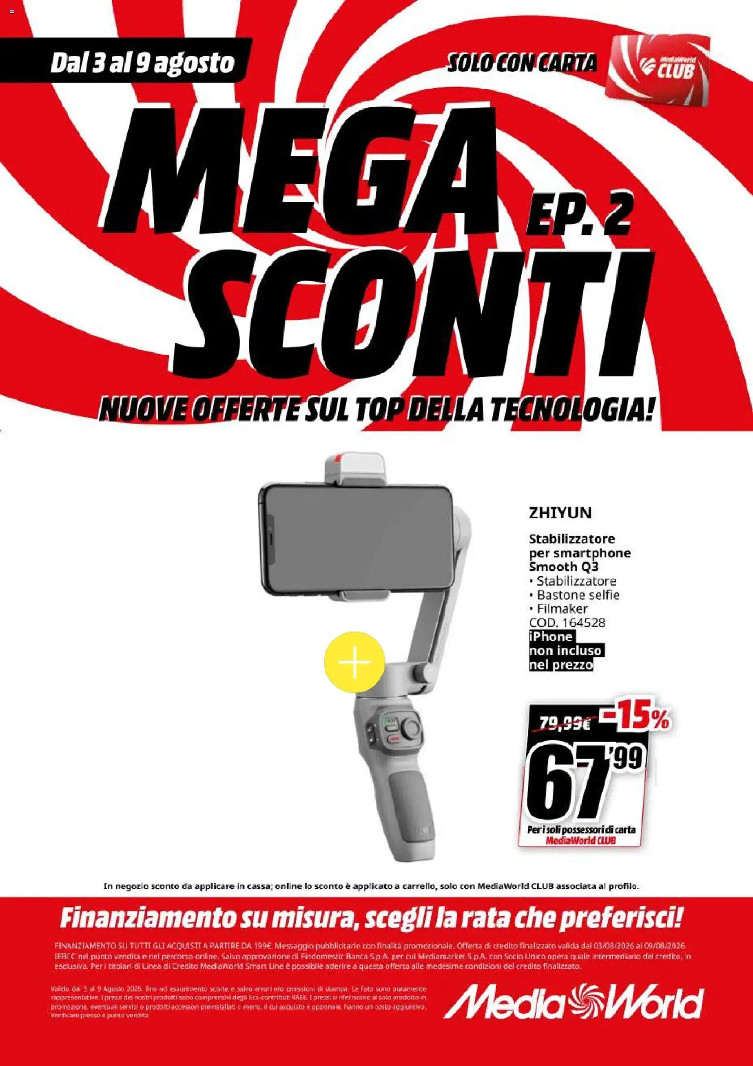 Volantino Media World del 03/08/2026 | Pagina: 39