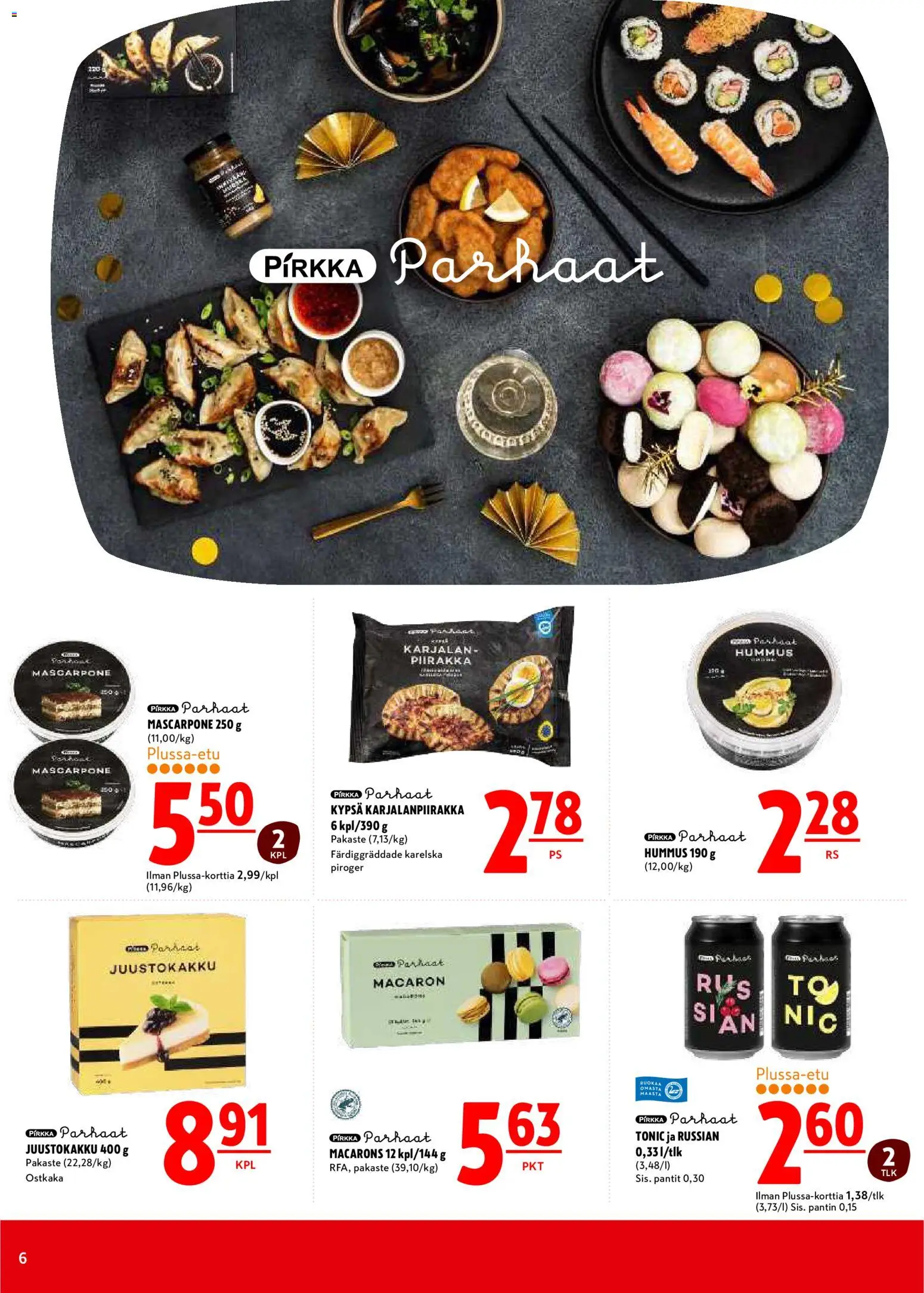 K-Citymarket tarjoukset – voimassa 28.05.2026 alkaen | Sivu: 6 | Tuotteet: Piirakka