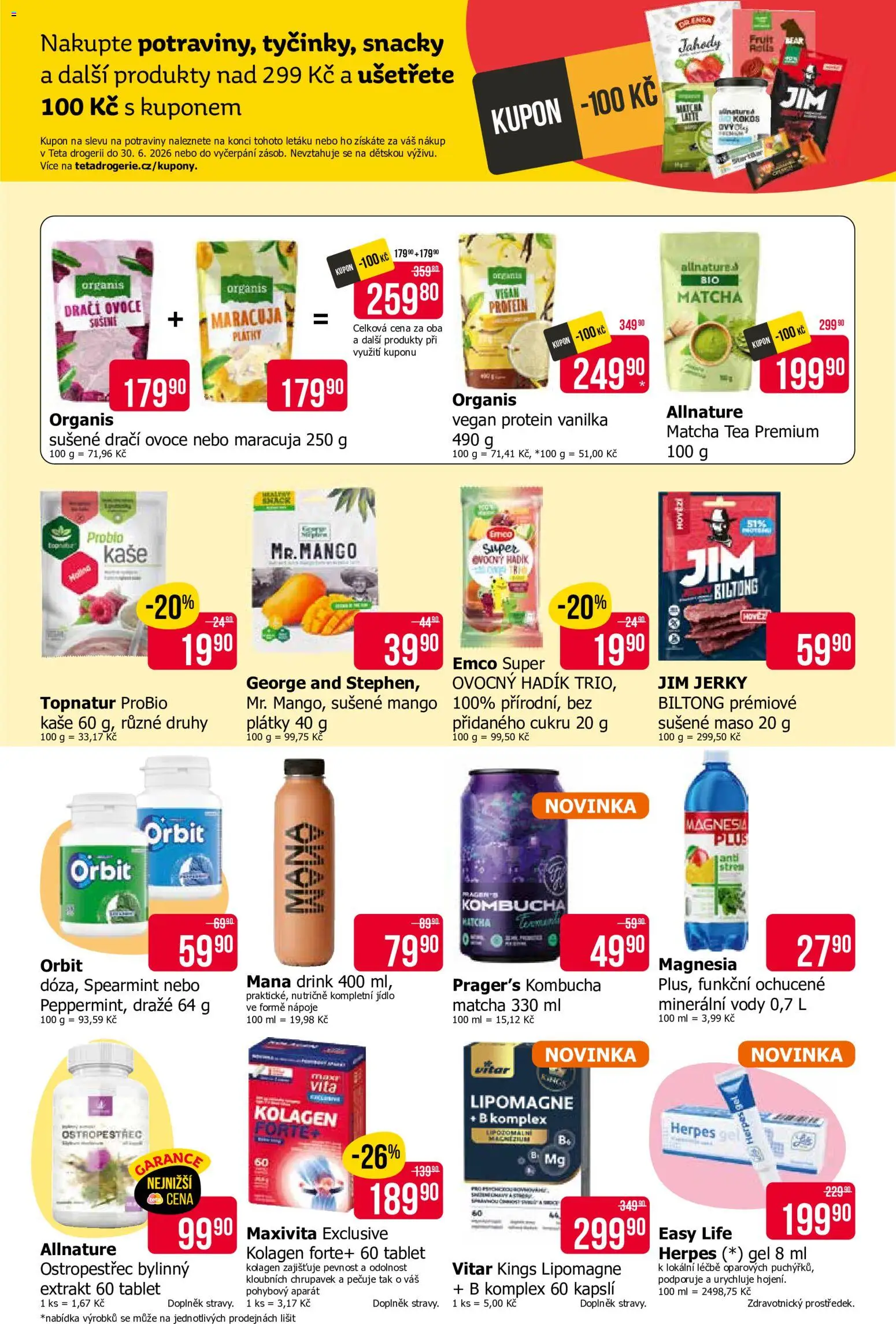 TETA Drogerie leták od 04.06.2026 | Strana: 12 | Produkty: Maracuja, Potraviny, Maso, Protein