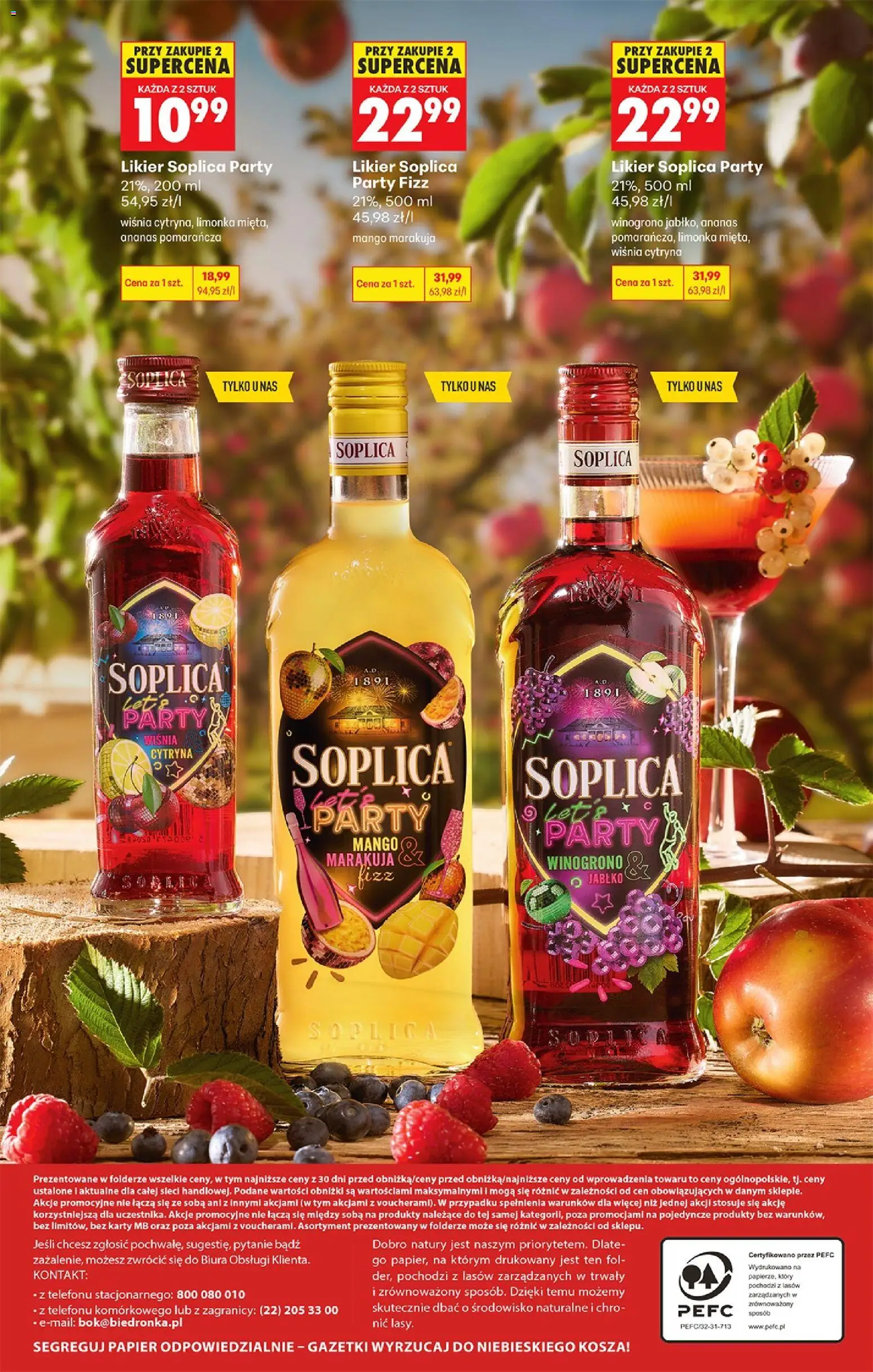 Biedronka gazetka - Czas na toast od 24.08.2026 | Strona: 39 | Produkty: Cytryna, Marakuja, Soplica, Ananas