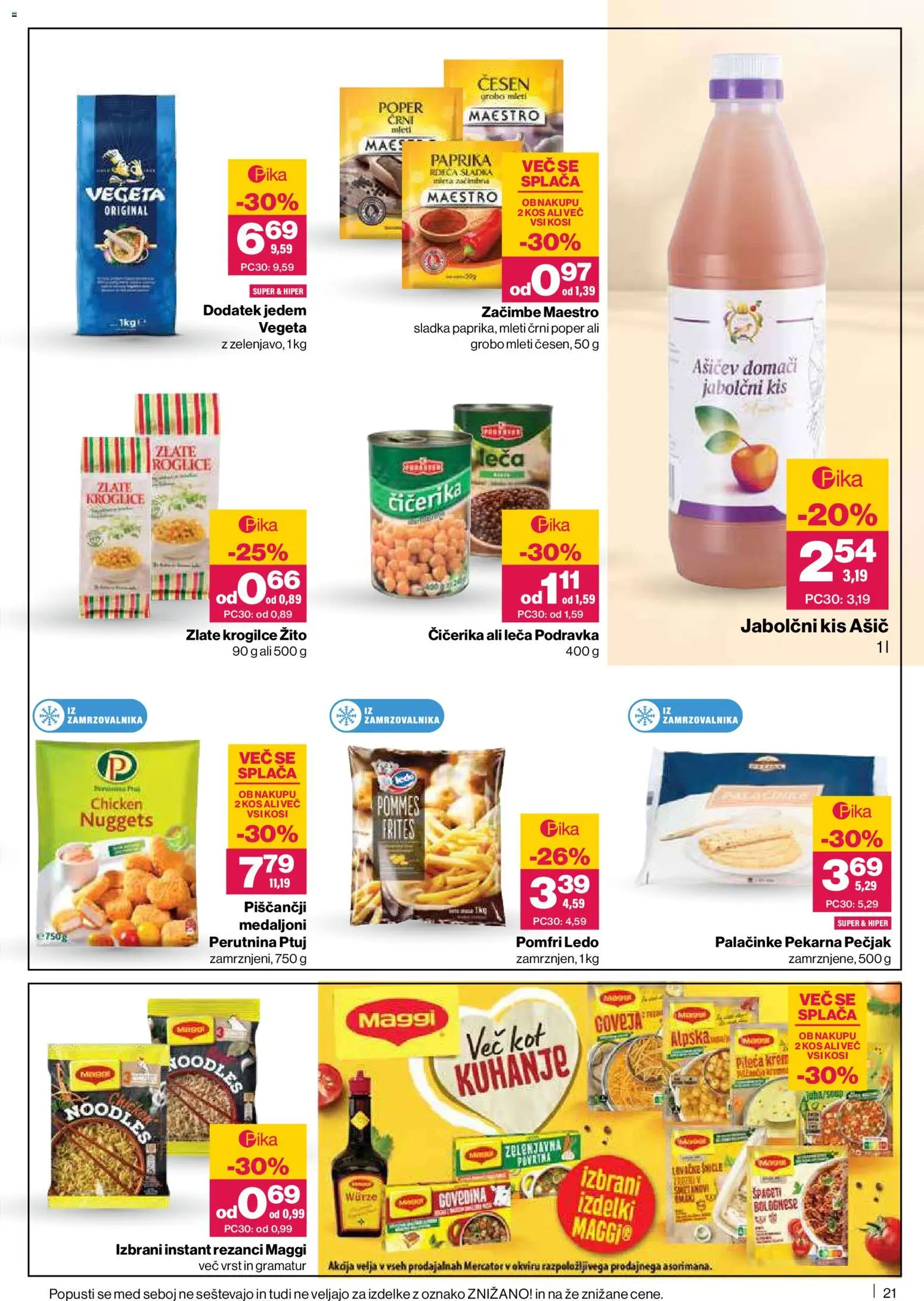 Novi Mercator katalog ponudbe – veljaven od 28.05.2026 | Stran: 21 | Izdelki: Paprika, Leča, Zacimbe, Poper