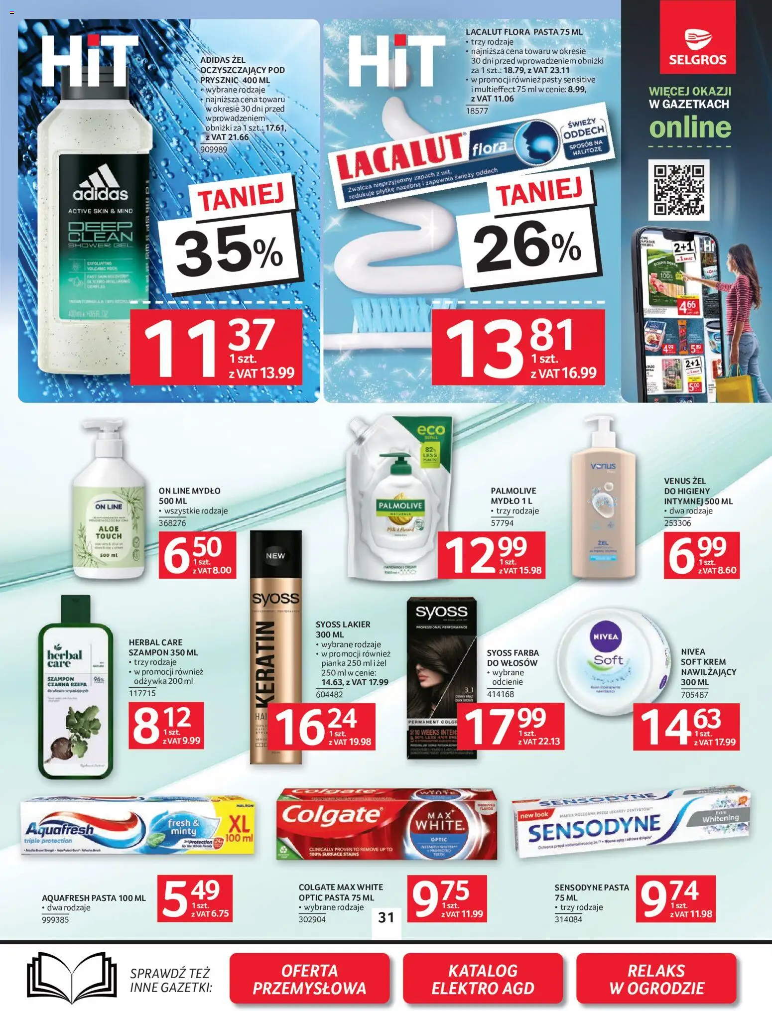 Selgros cash&carry gazetka od 07.05.2026 | Strona: 28 | Produkty: Farba do włosów, Odżywka, Mydło, Lacalut