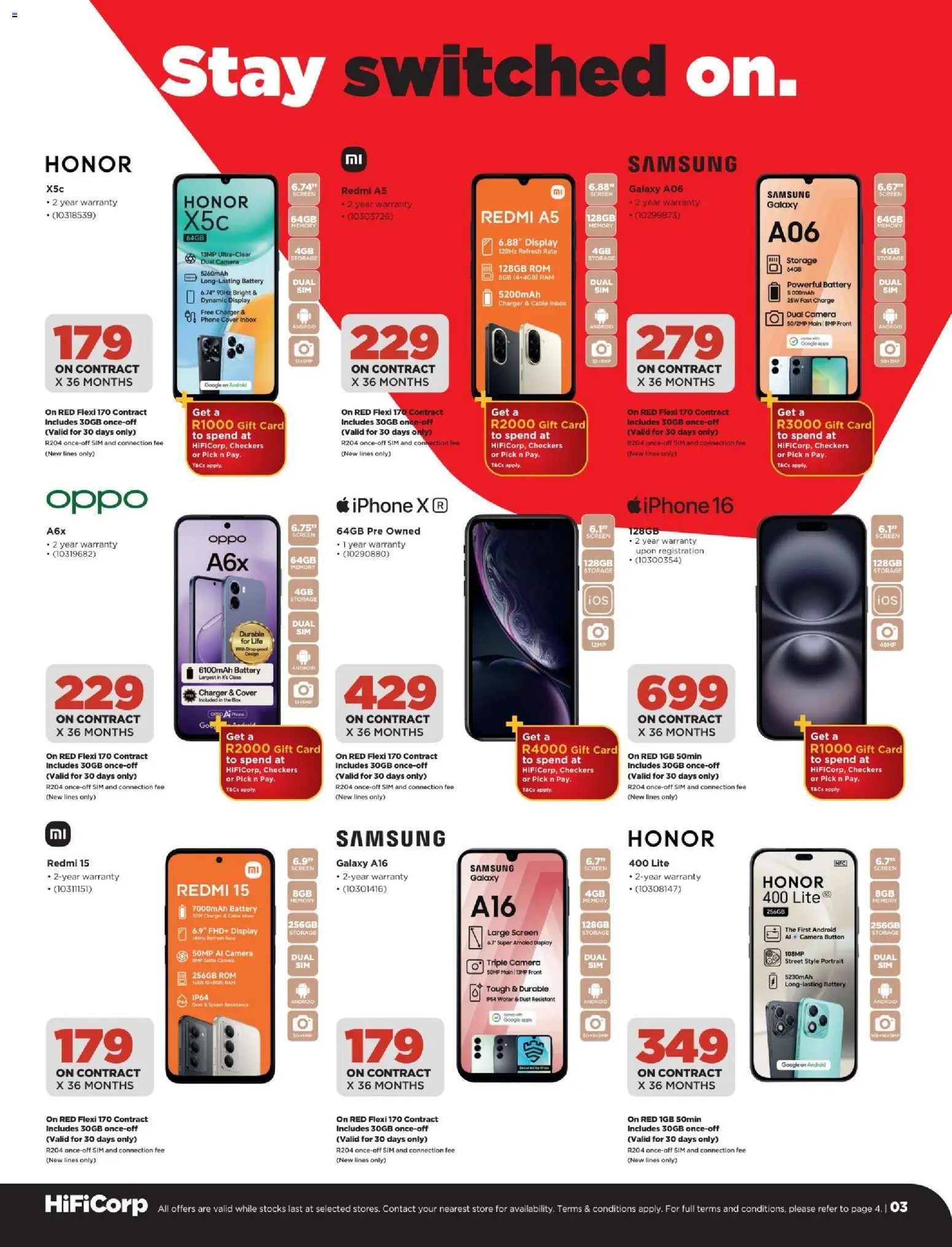 New HiFi Corp catalogue – valid from 07/07/2026 | Page: 3 | Products: Sim, Cable, Box, Charger