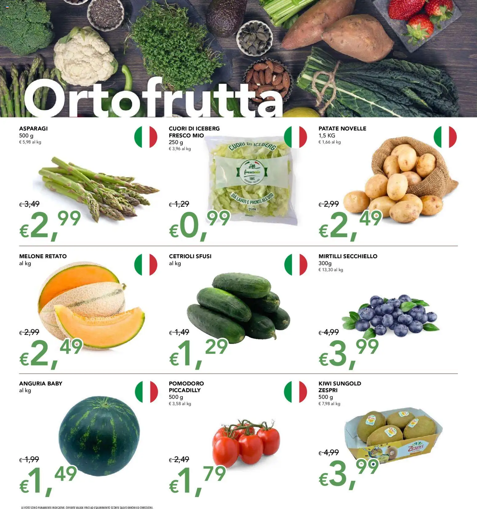 Volantino Migross del 07.05.2026 | Pagina: 2 | Prodotti: Kiwi, Anguria, Melone, Mirtilli