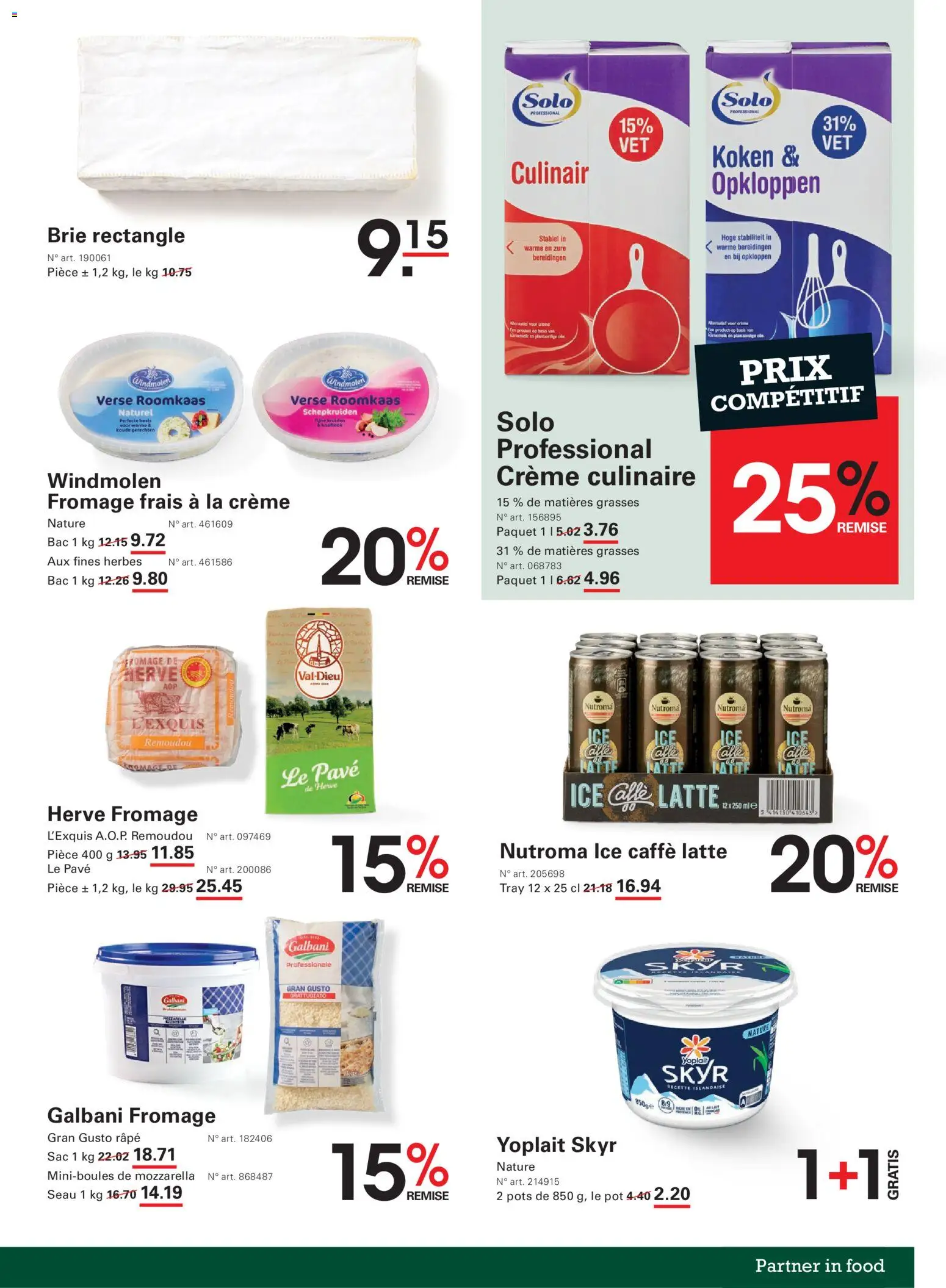 {H1} | Pagina: 9 | Producten: Roomkaas, Karnemelk, Mozzarella, Pot