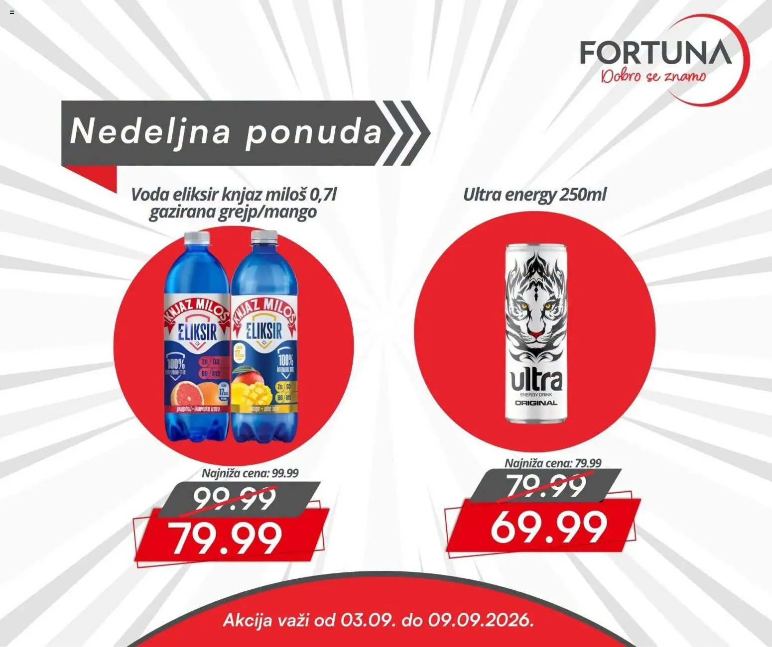 Fortuna Market katalog - važi od 03.09.2026 | Strana: 8 | Proizvode: Voda