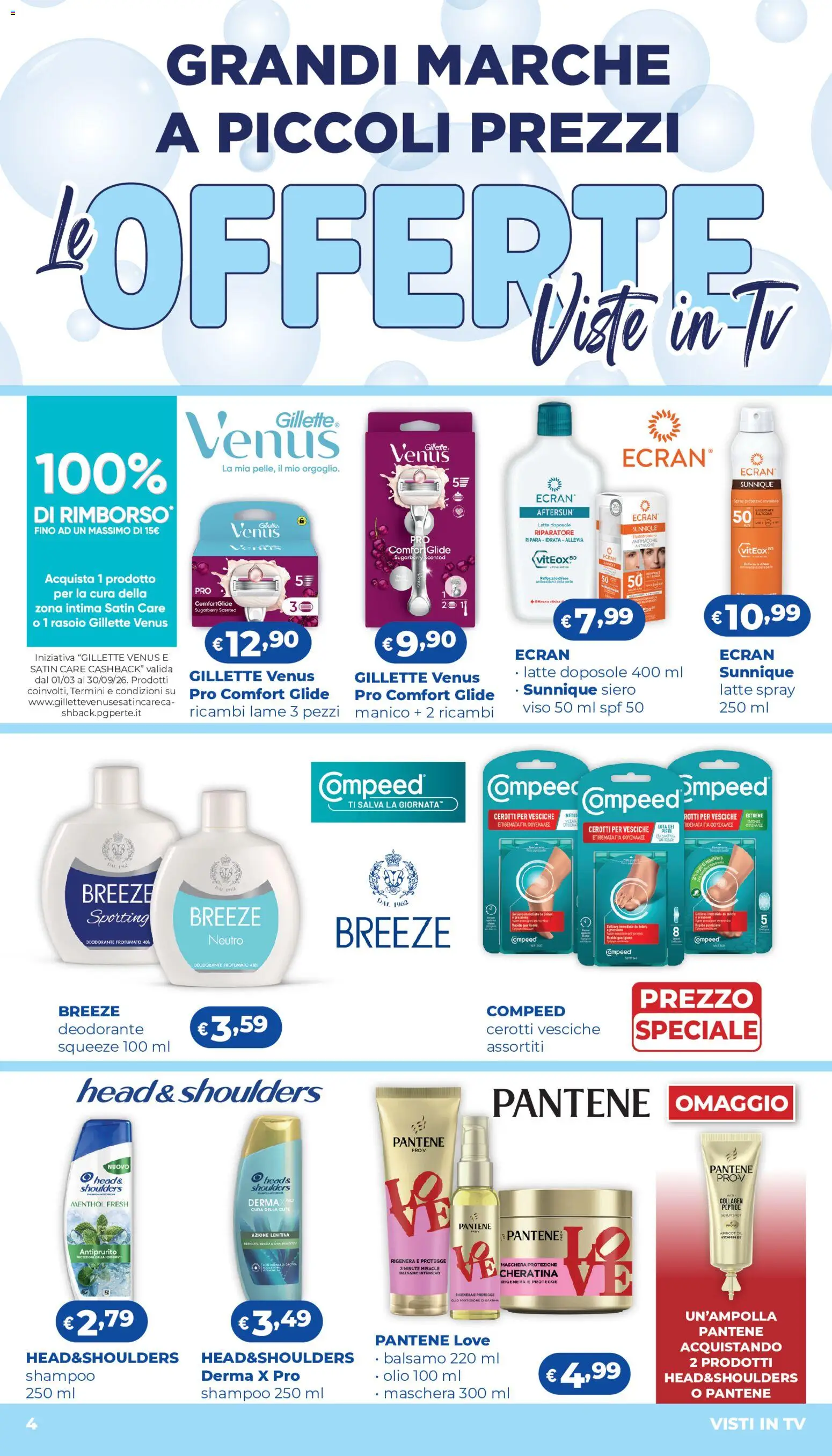 Volantino Acqua e Sapone del 02/07/2026 | Pagina: 4 | Prodotti: Shampoo, Maschera, Sale, Olio