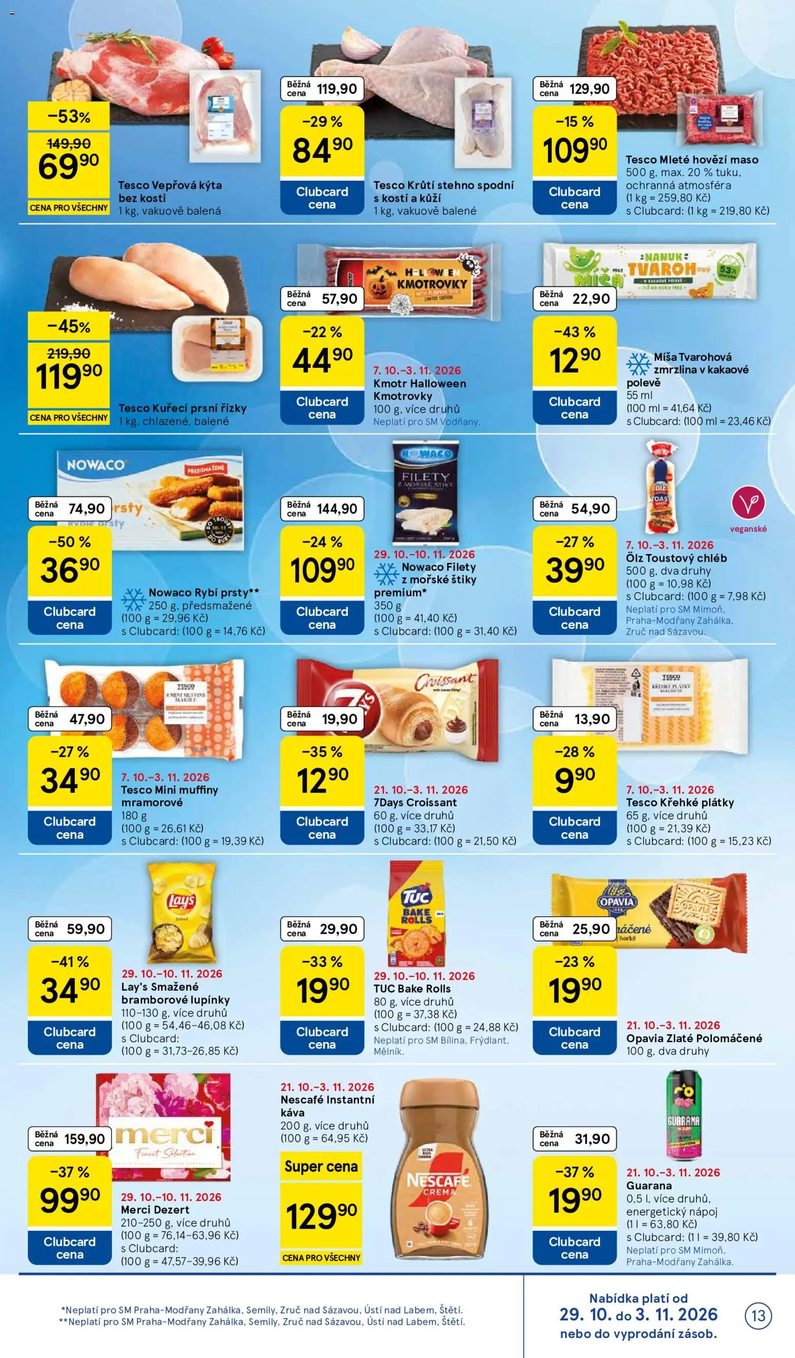 Tesco leták - Supermarket od 29.10.2026 | Strana: 13