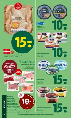 Dueholm danske økologiske æg, Str. L. 4 stk. Stk.-pris 3,75. 1 bakke. gyldig fra 30.04.2026 | Side: 12