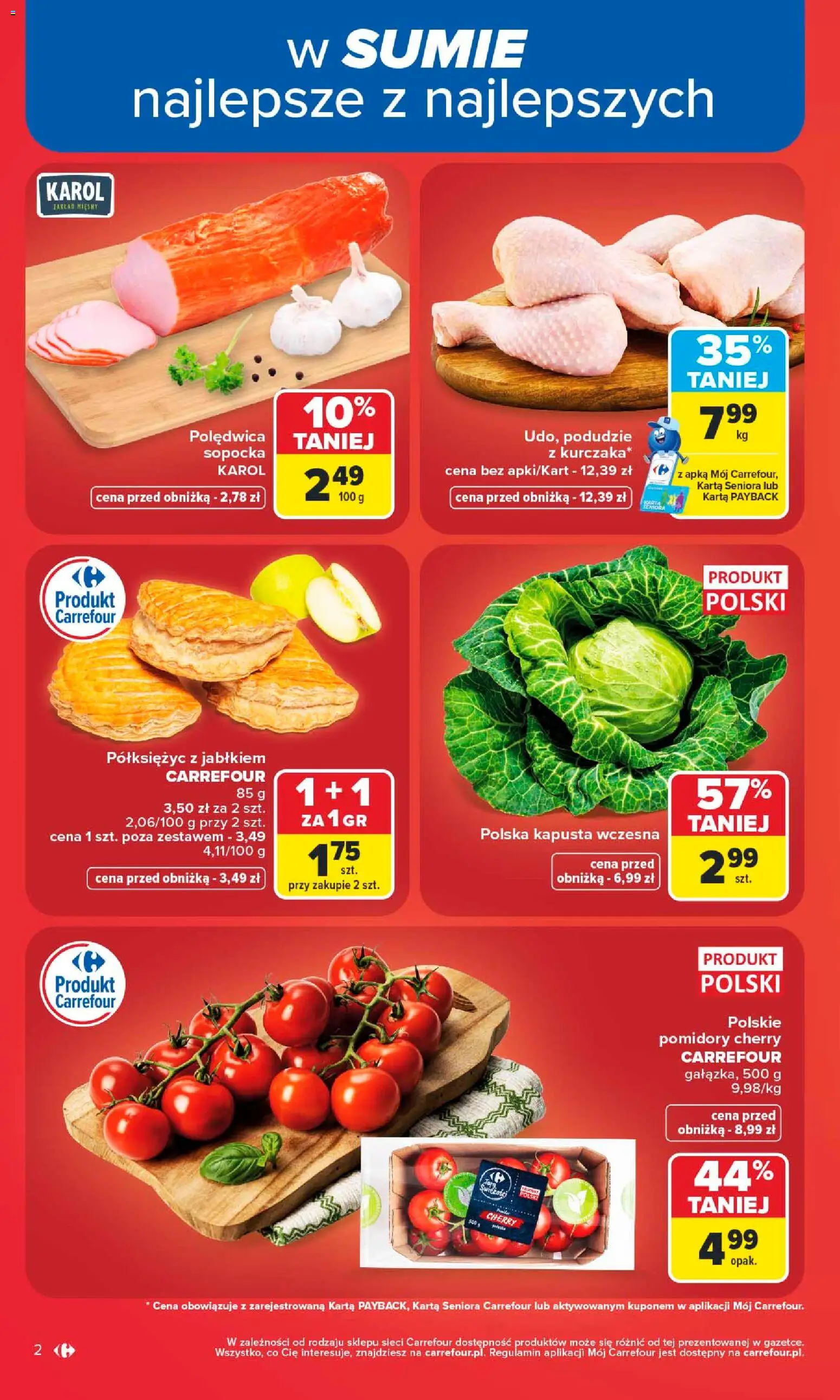 Carrefour gazetka od 15.06.2026 | Strona: 4 | Produkty: Kapusta, Karta, Pomidory