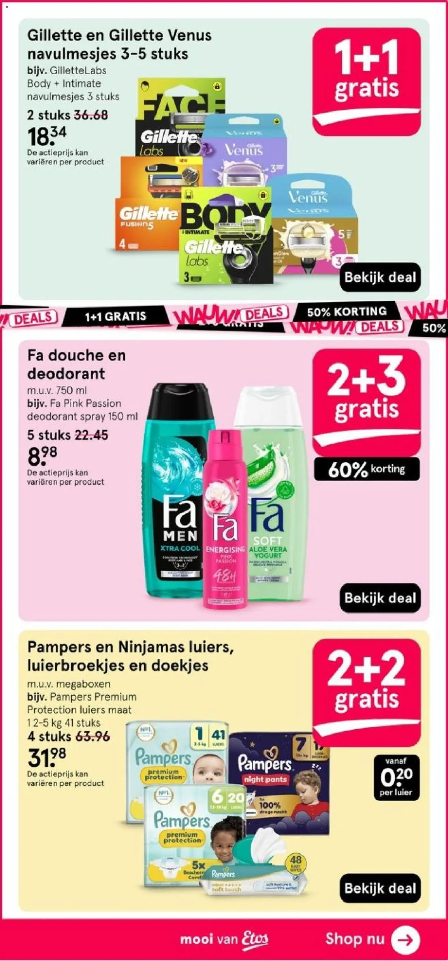 {H1} | Pagina: 3 | Producten: Kan, Luiers, Pampers, Aloë Vera