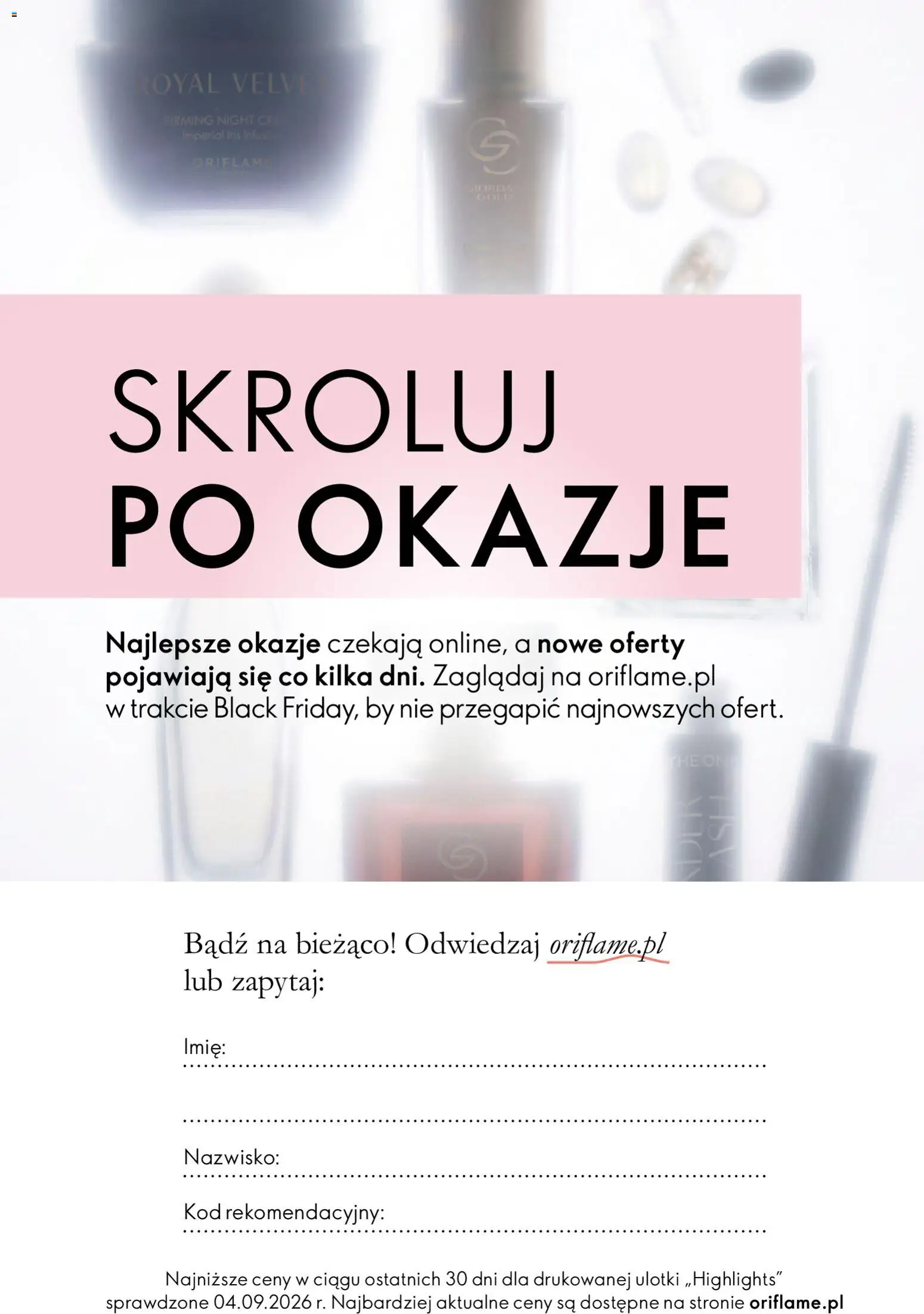 Oriflame Black Friday od 11.11.2026 | Strona: 8