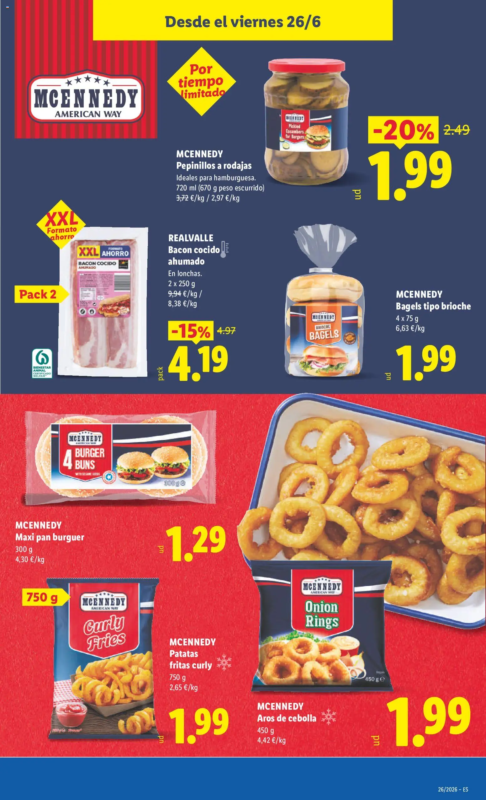 Lidl folleto │ válido desde el 22.06.2026 | Página: 33 | Productos: Pan, Παγωμένο τσάι, Peso