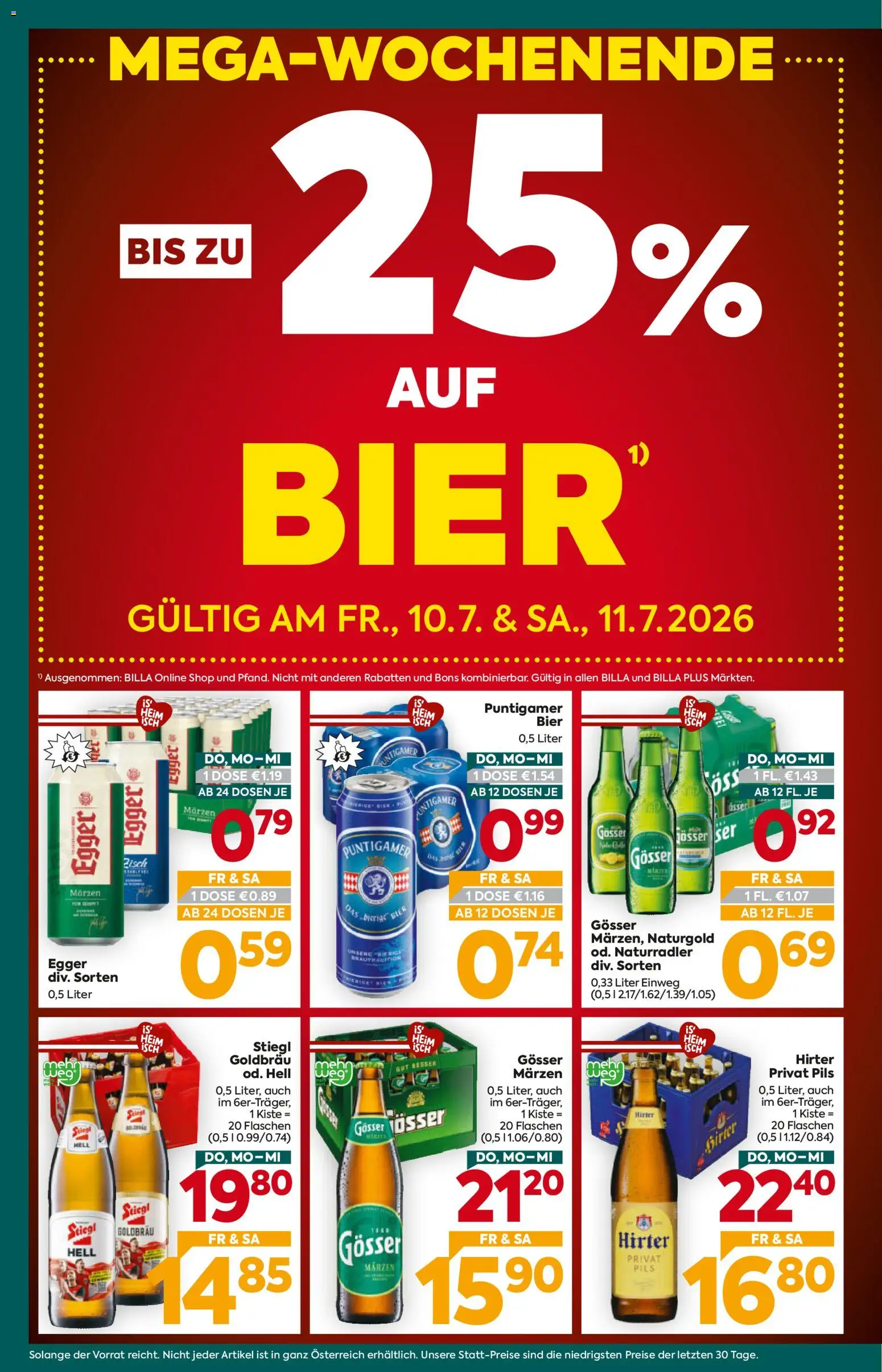 Billa Plus Flugblatt gültig ab 09.07.2026 | Seite: 4