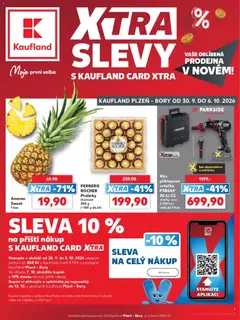 Náhled letáku Kaufland leták - Plzeň Bory od 30.09.2026