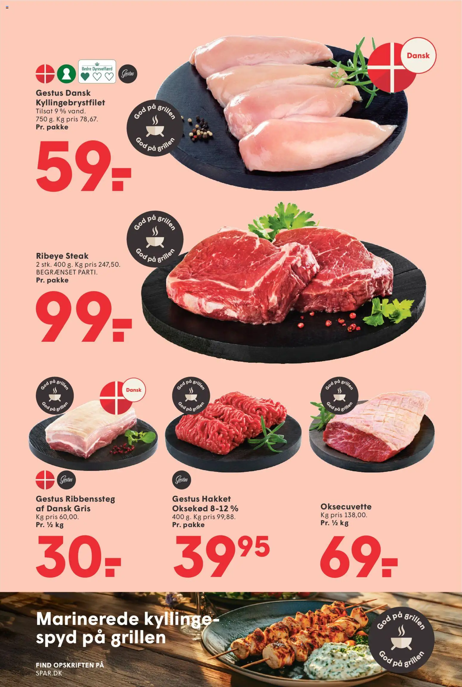 Spar tilbudsavis – gyldig fra 22.05.2026 | Side: 4 | Produkter: Oksekød