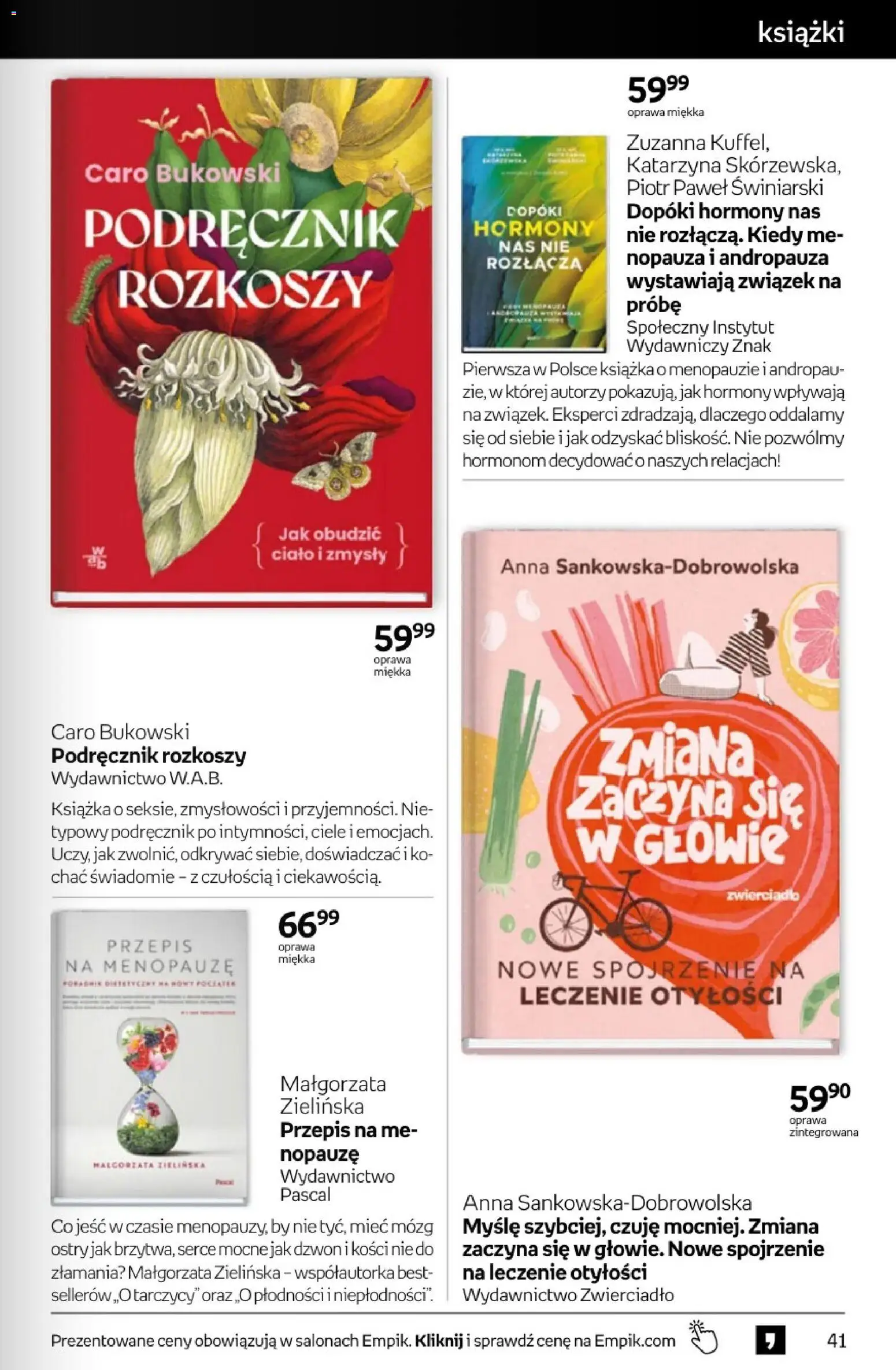 Empik promocje - Tom kultury Książki od 03.06.2026 | Strona: 41 | Produkty: Książki