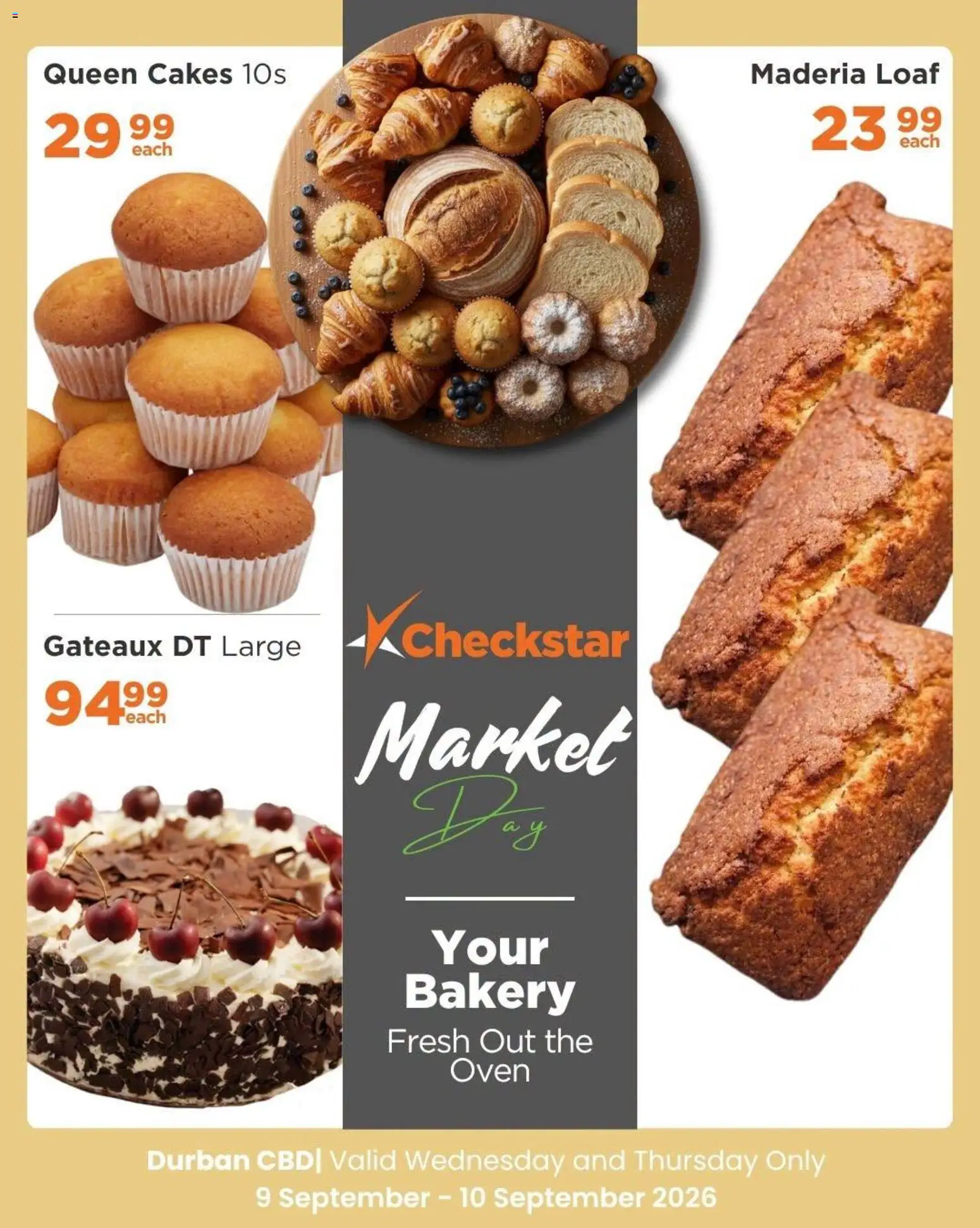 New Check Star catalogue – valid from 09/09/2026 | Page: 3 | Products: Oven, Bakery, Peach