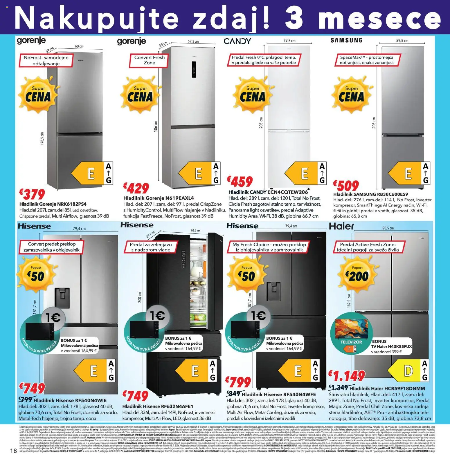 Novi Harvey Norman katalog ponudbe – veljaven od 29.07.2026 | Stran: 18